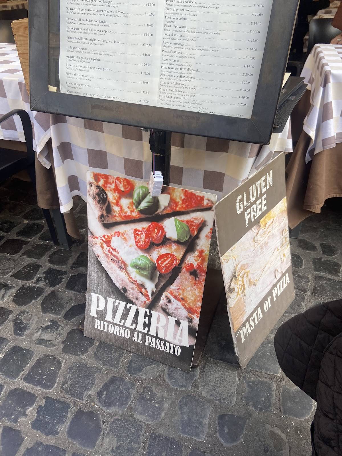 Menu di Ritorno al Passato 