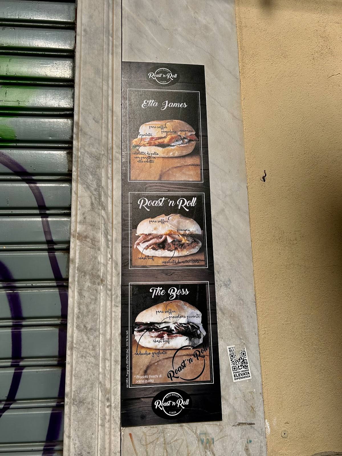 Menu di Roast 'n Roll 