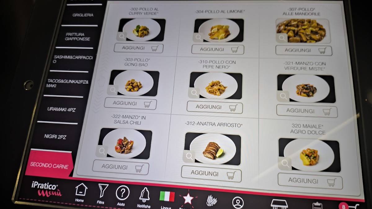 Menu di Jinjà Prati 