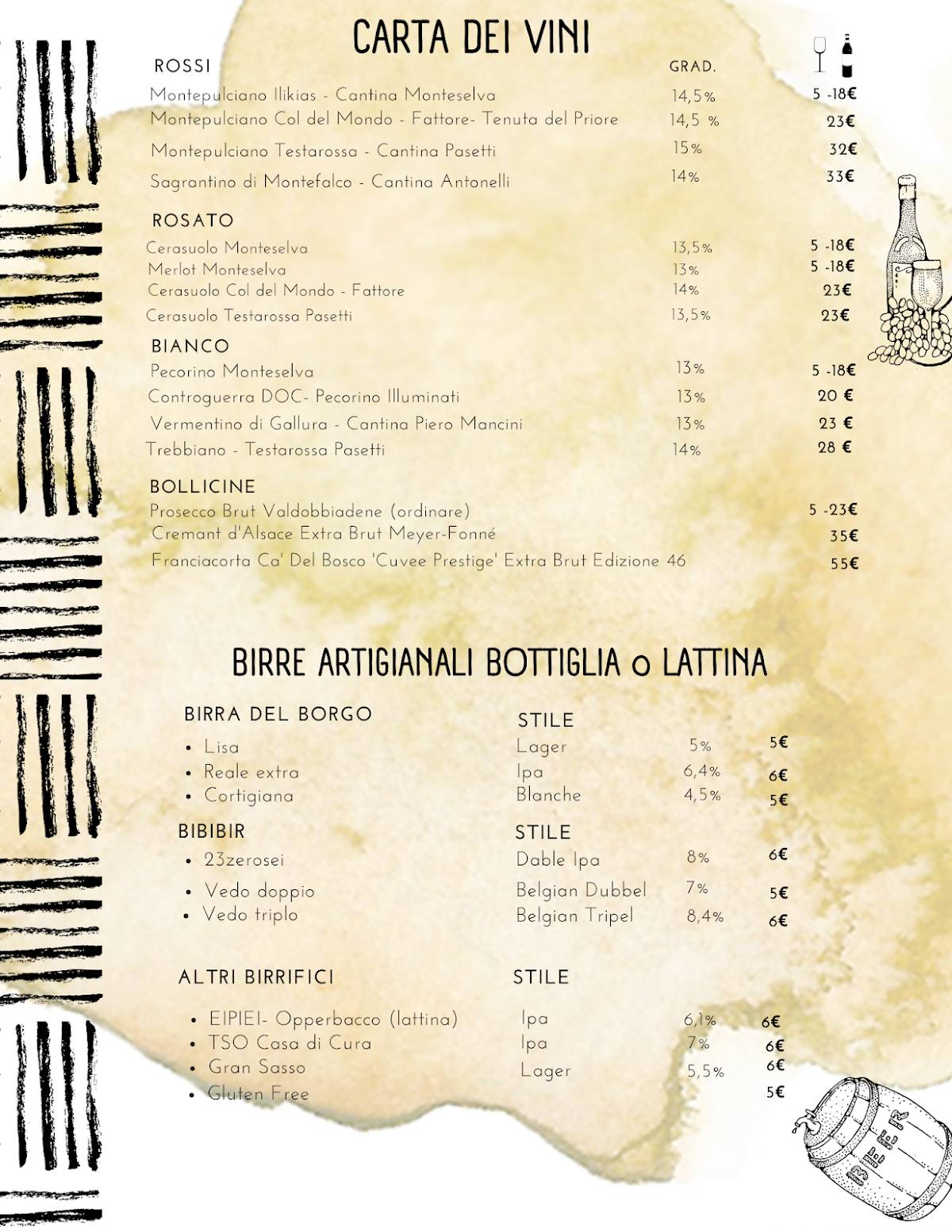 Menu di Sottocasa food 