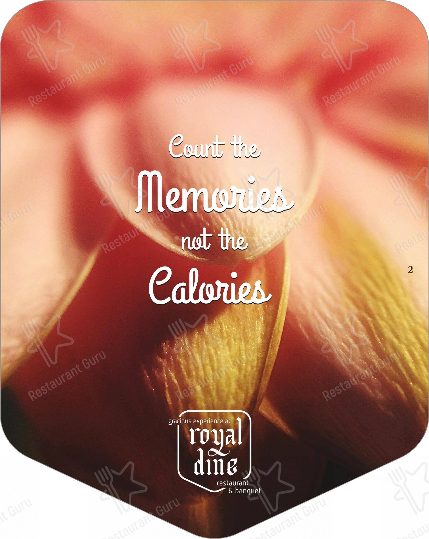 Royal Dine Pal RTO Restaurant Banquet in Surat - Menu