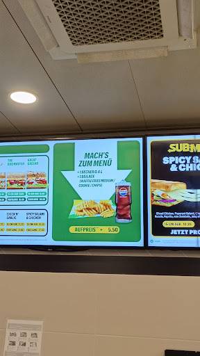 Menu di Subway 