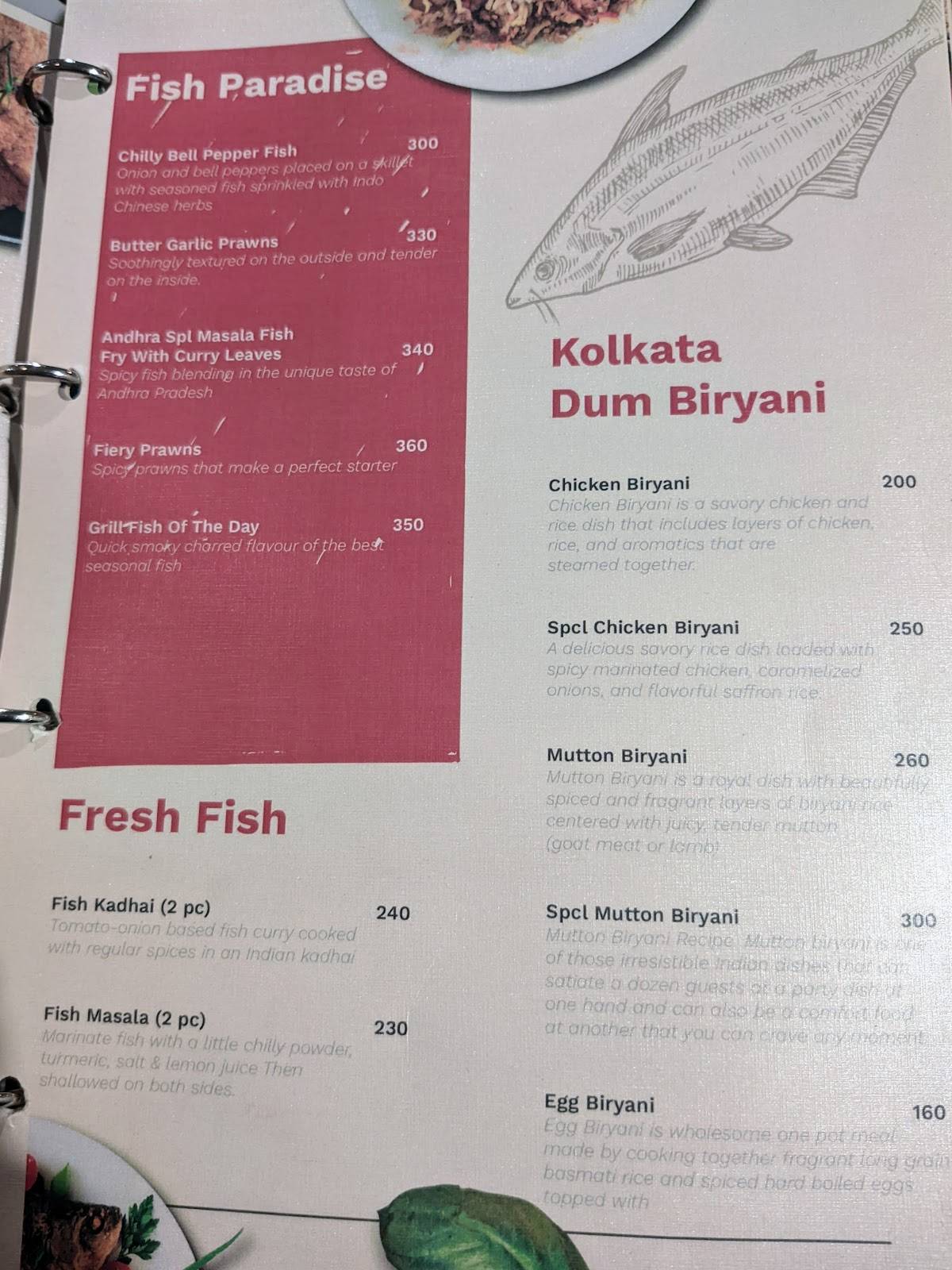 Satan's Hideout Garden Restaurant menu