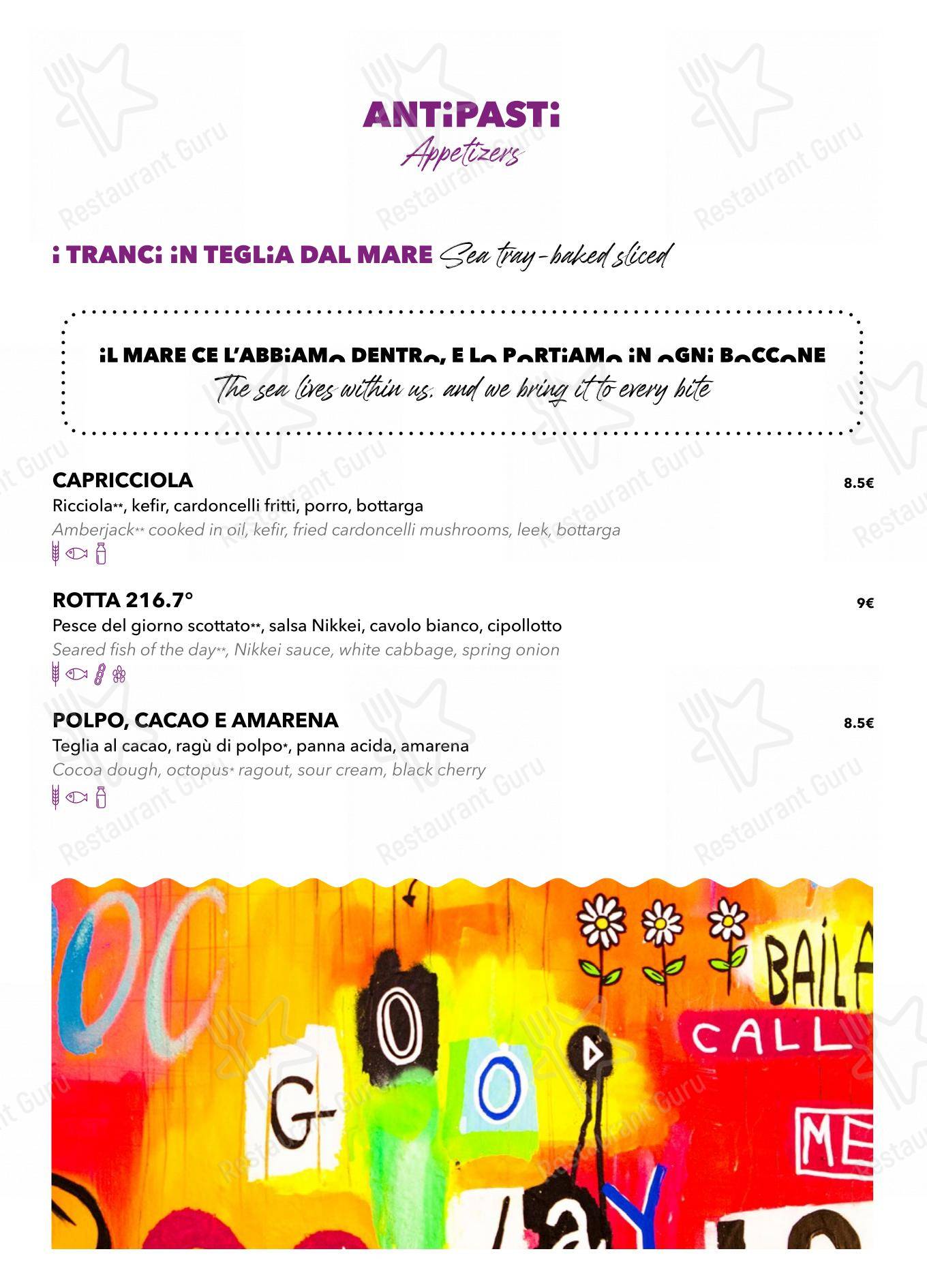 SLICE in Lido di Ostia - Menu