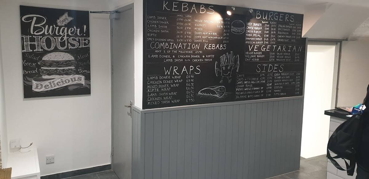 Menu at The Grill restaurant, Saffron Walden