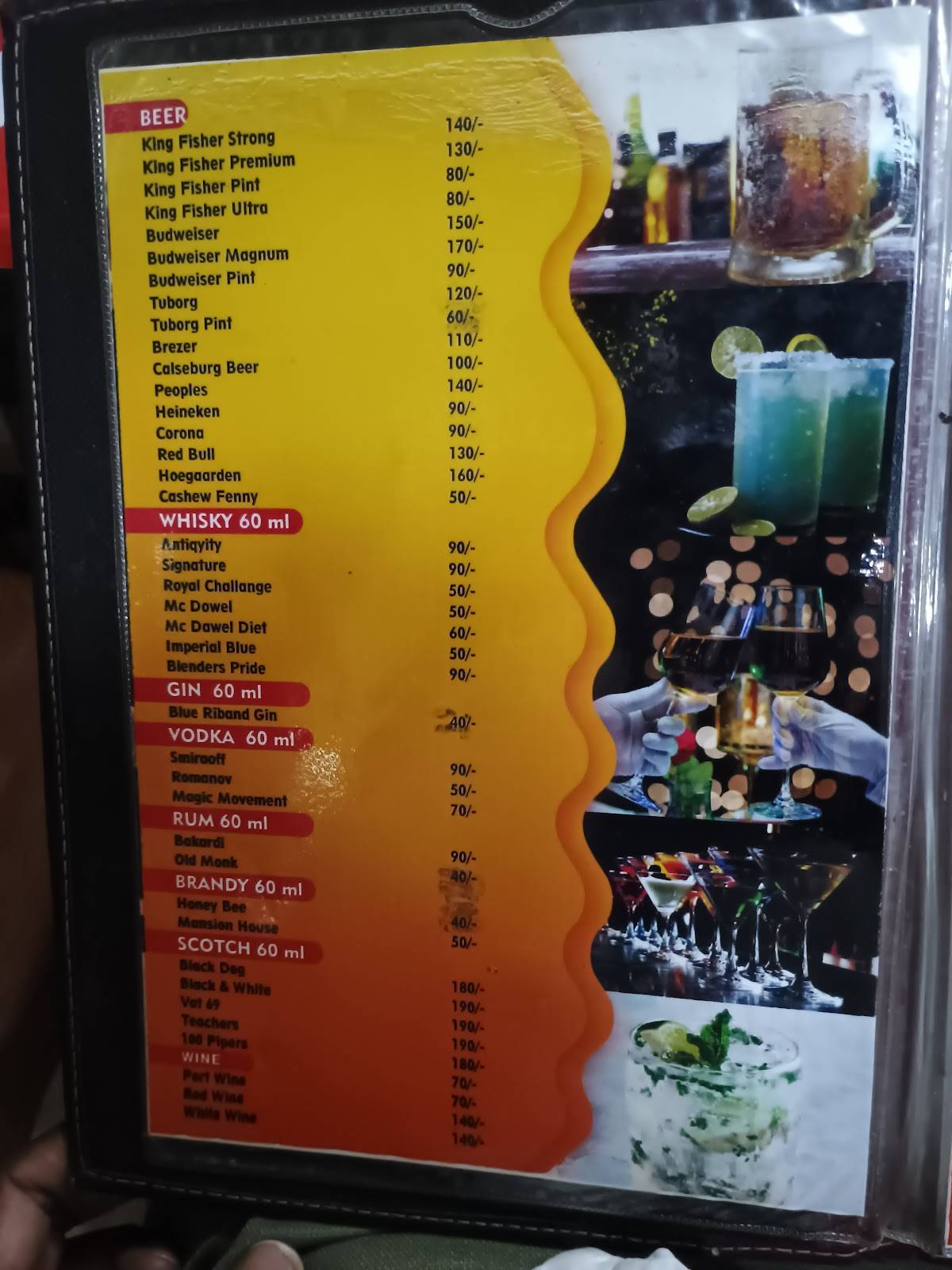 Sai Prasad Restaurant menu