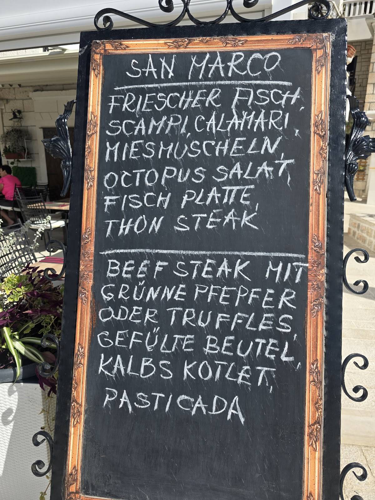 Menu di San Marco 