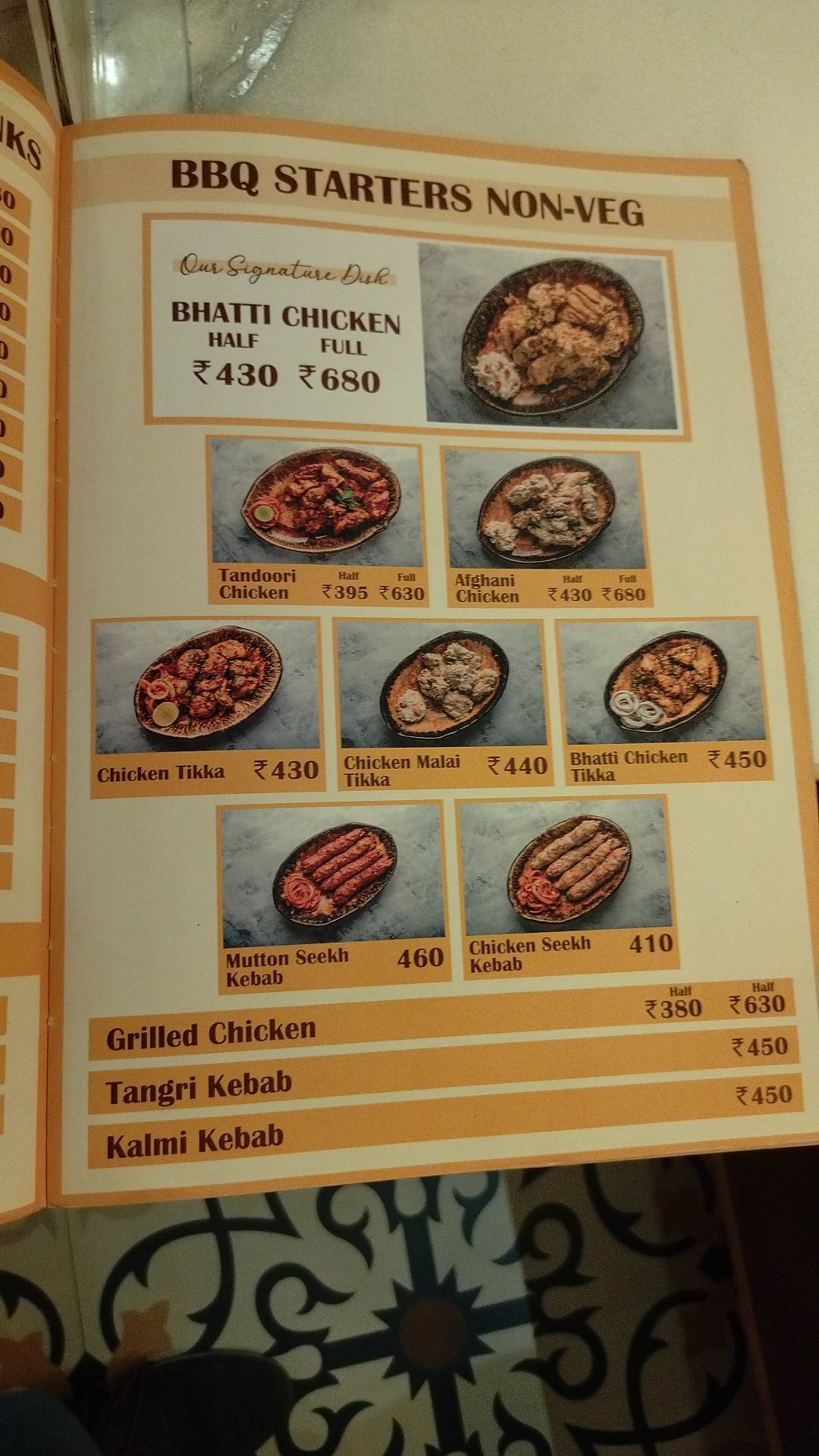 Sandoz Restaurant - Dbg Road, Karol Bagh menu