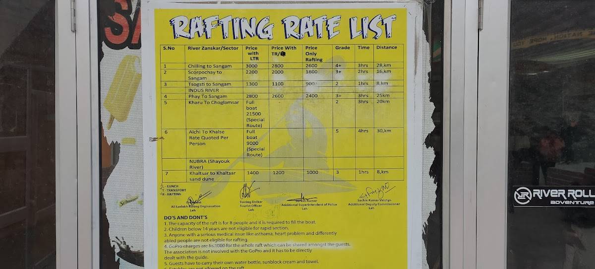 Sangam cafe menu