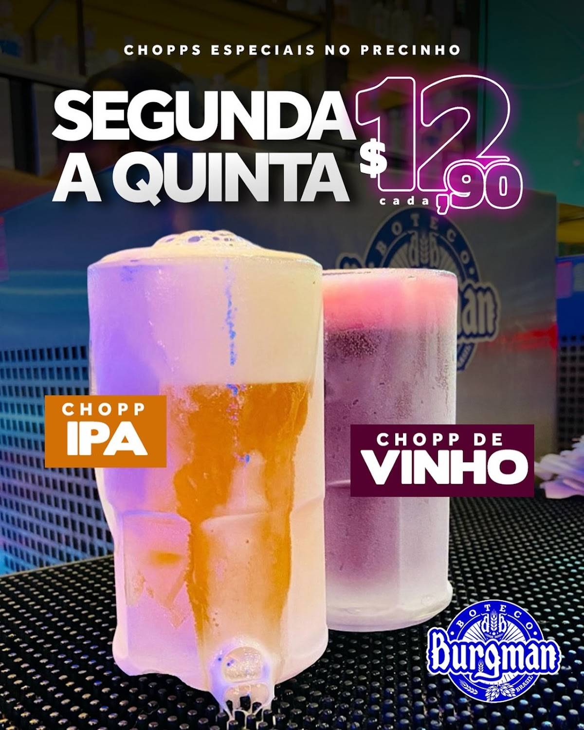 Boteco Burgman Pompéia cardápio