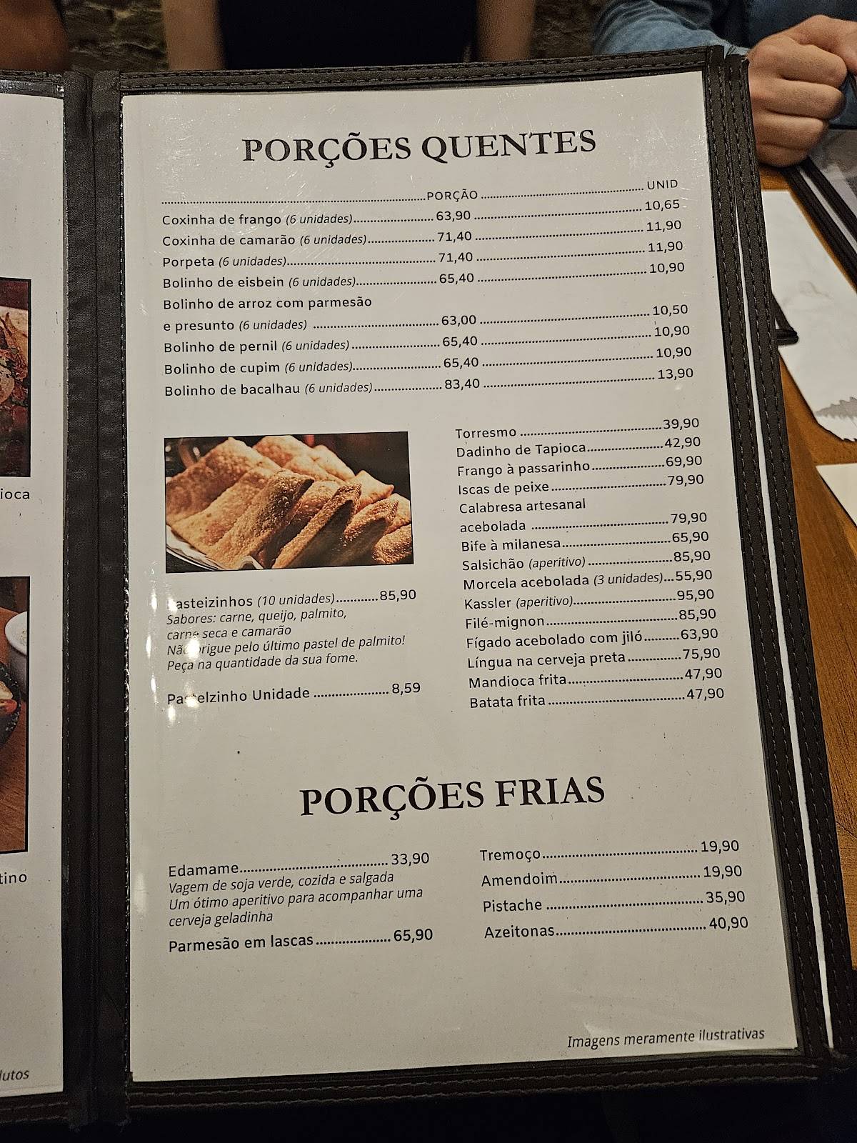 Bar Quintal da Mooca cardápio