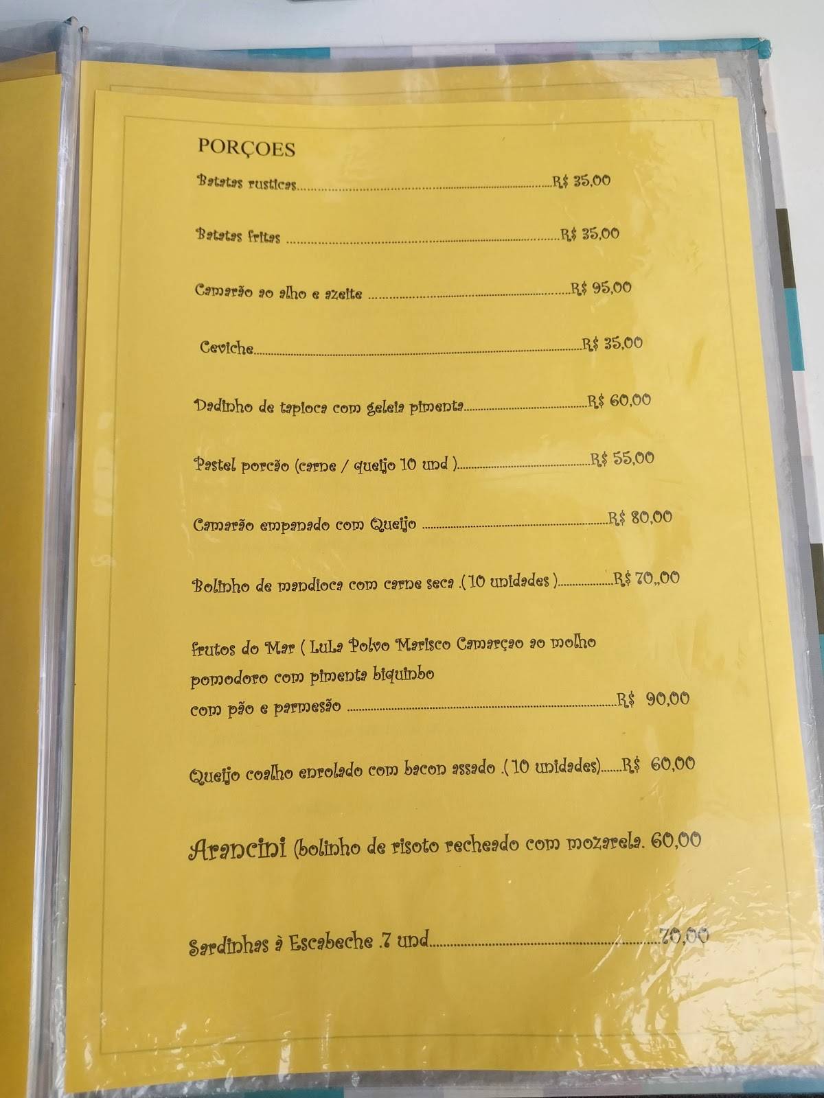 Luli Bar & Restaurante cardápio