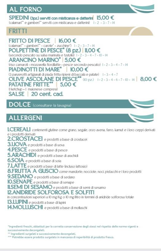 Menu di Sapido 