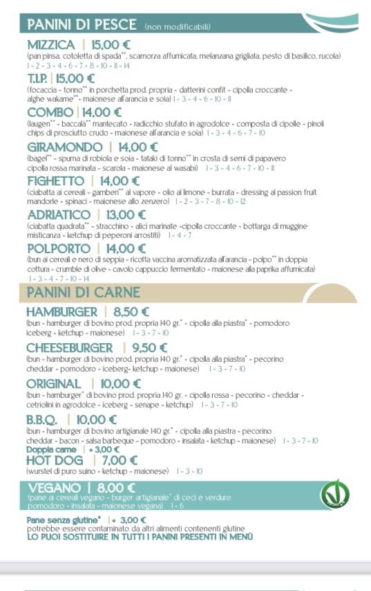 Menu di Sapido 