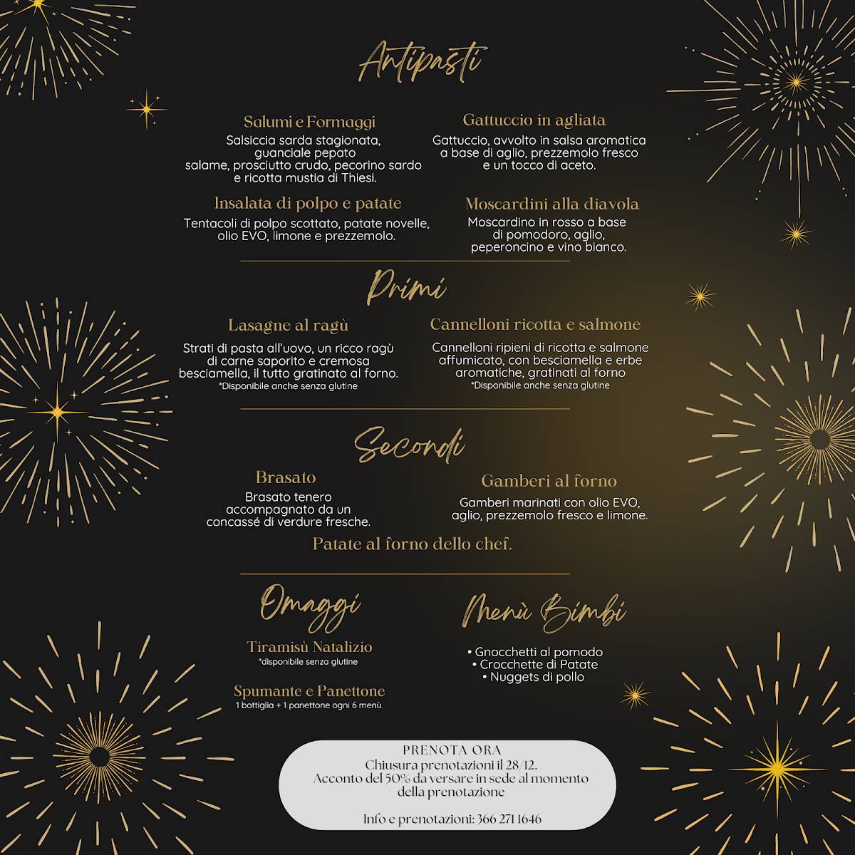Menu di La Roccia 