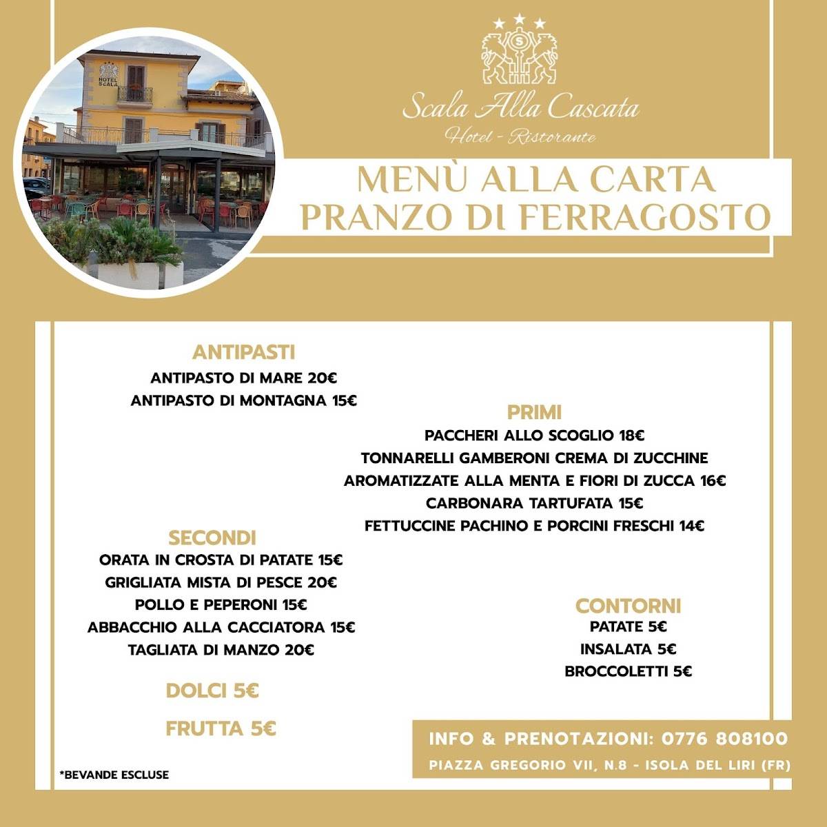 scala alla cascata hotel ristorante