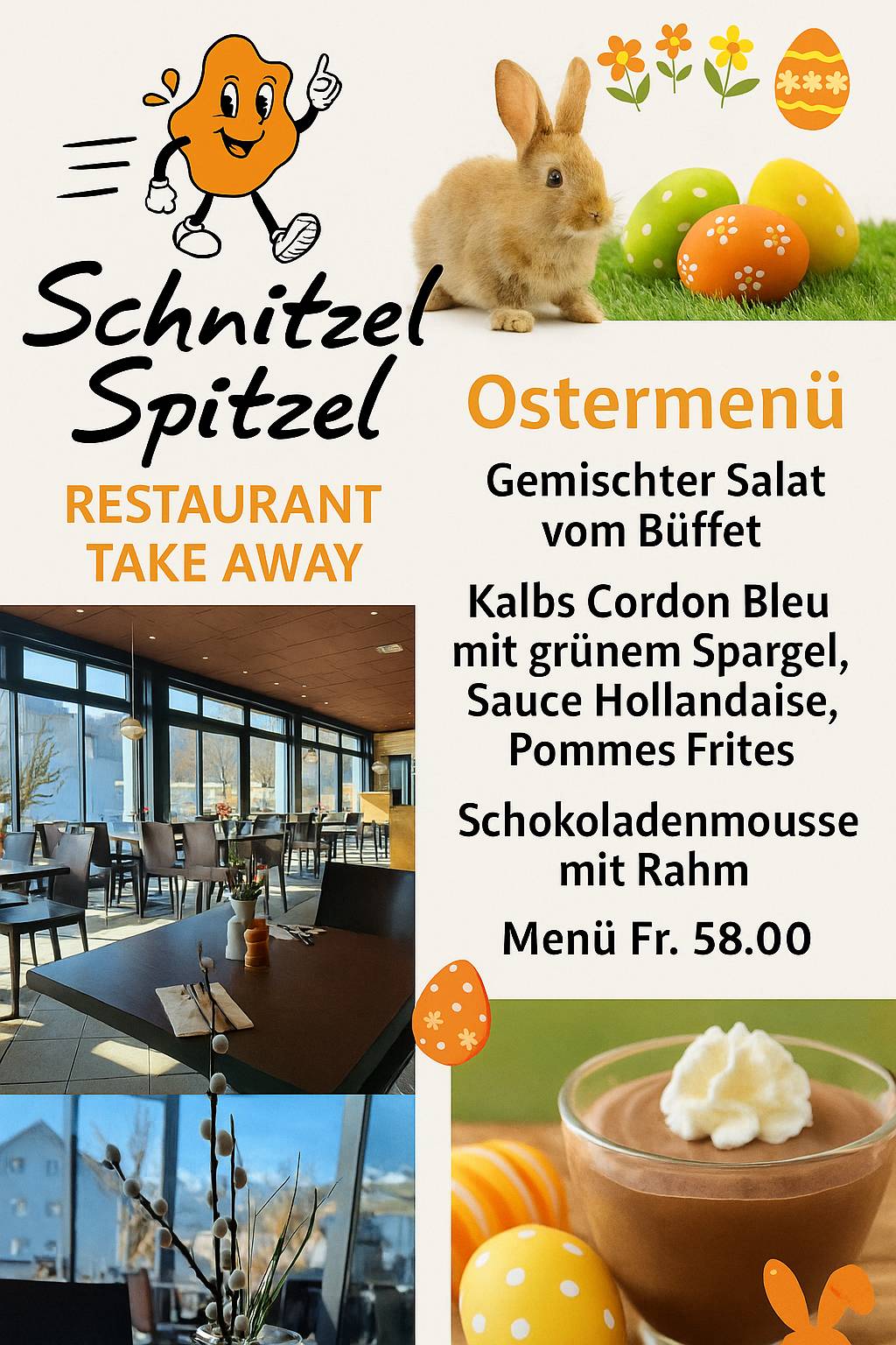 Menu di Schnitzel Spitzel Restaurant & Take Away 