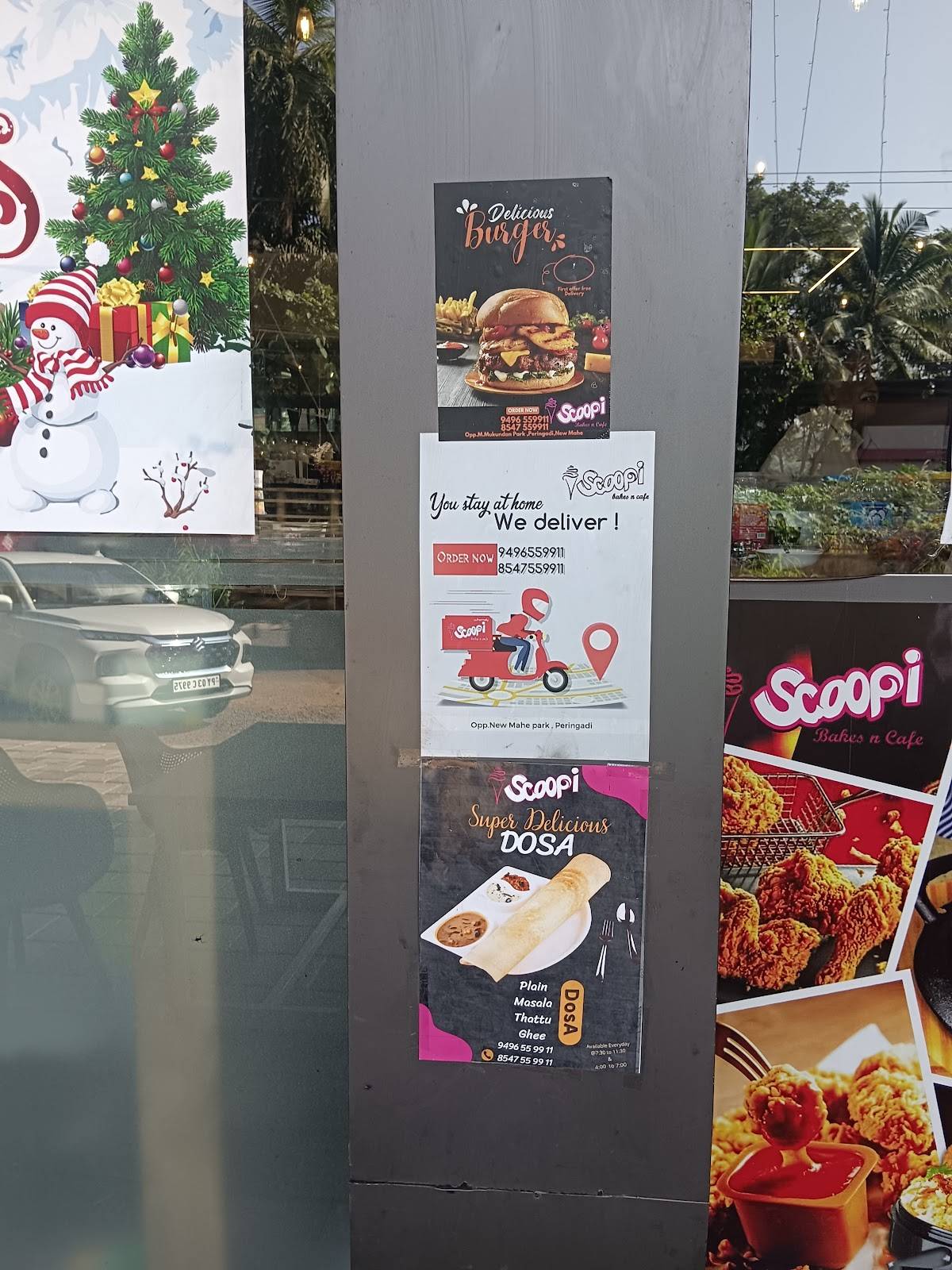 Scoopi Bakes n Cafe menu