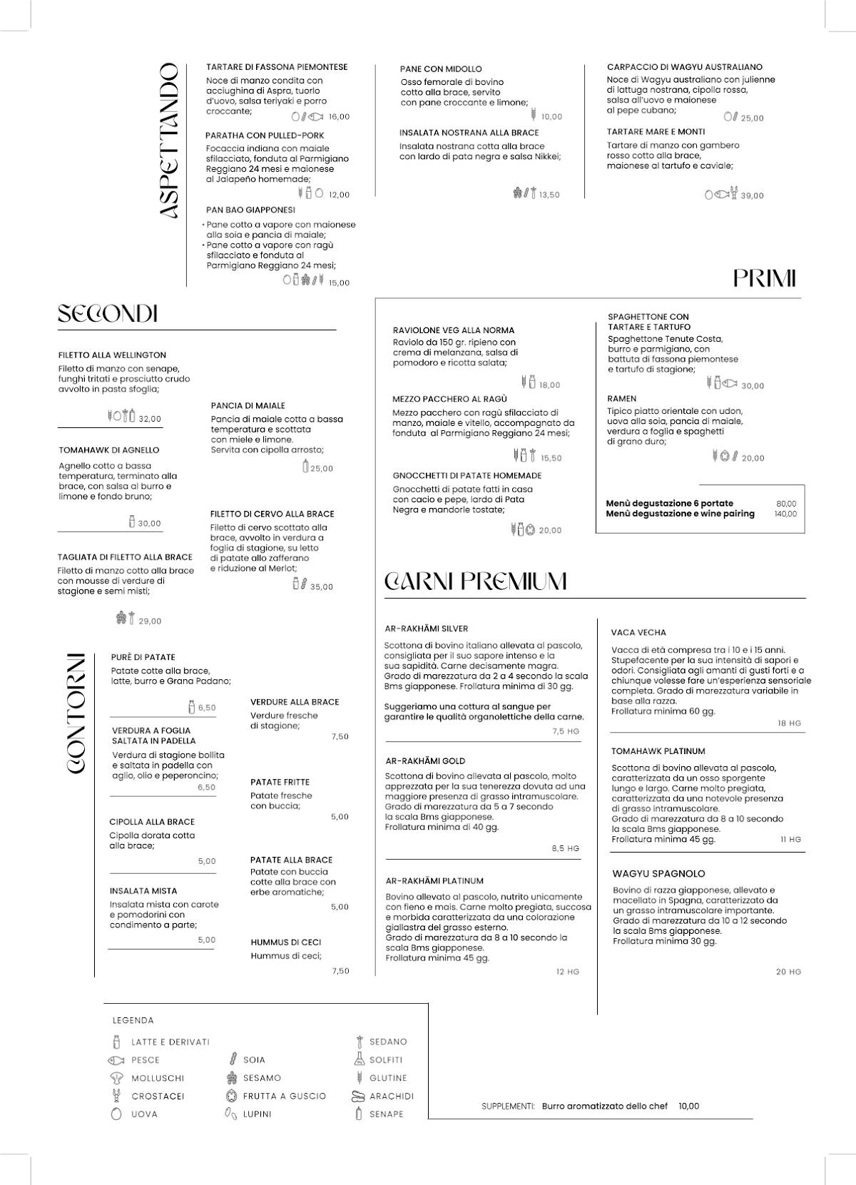 Menu di Seidita Steakhouse 