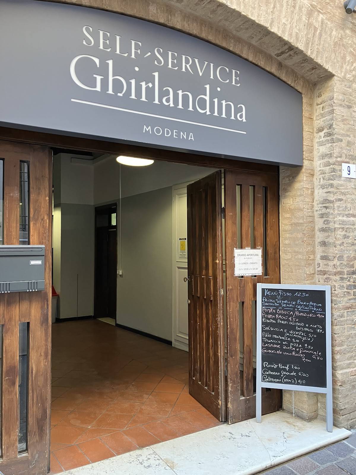 Menu di Self Ghirlandina 