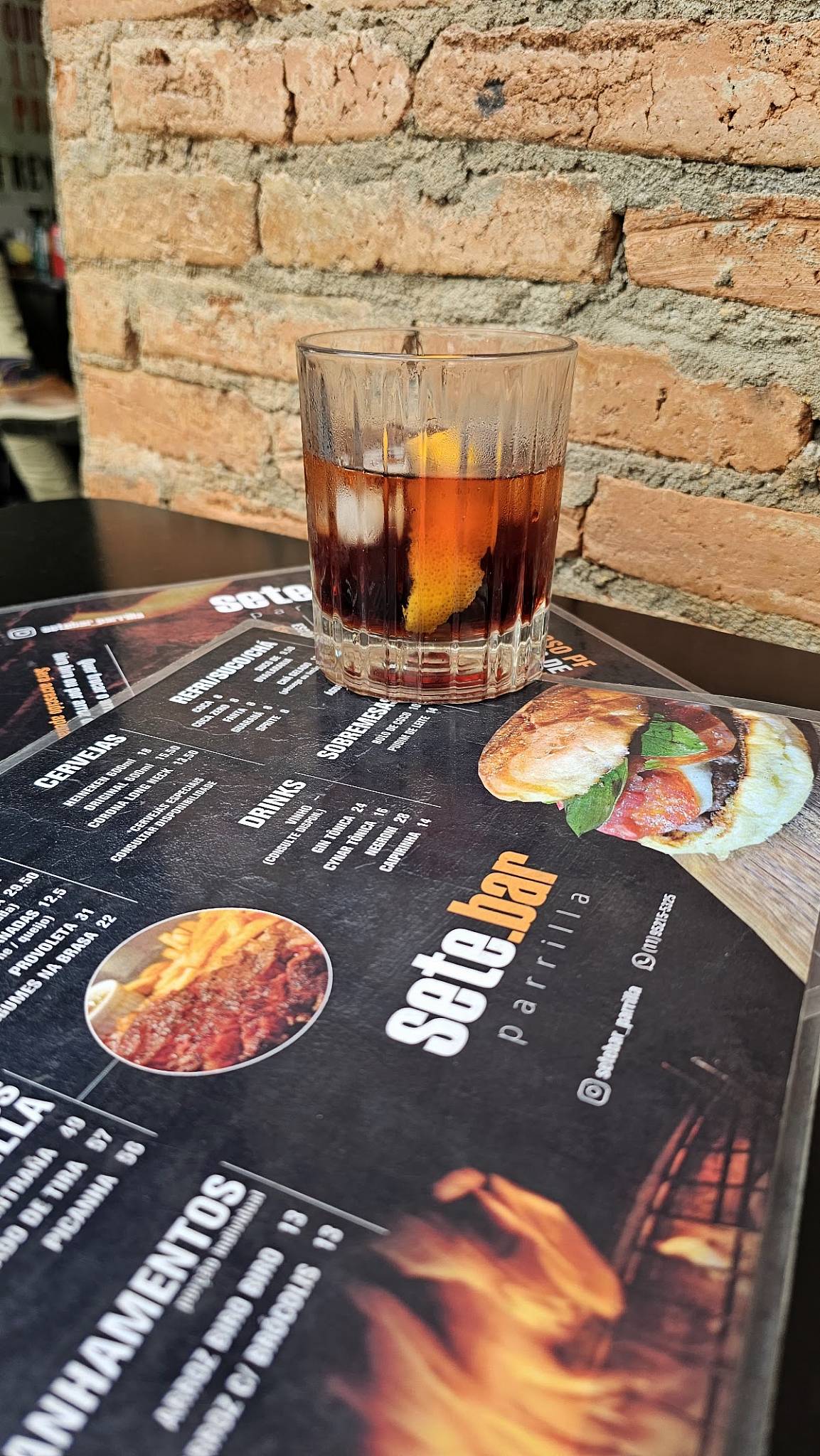 Sete Bar Parrilla cardápio