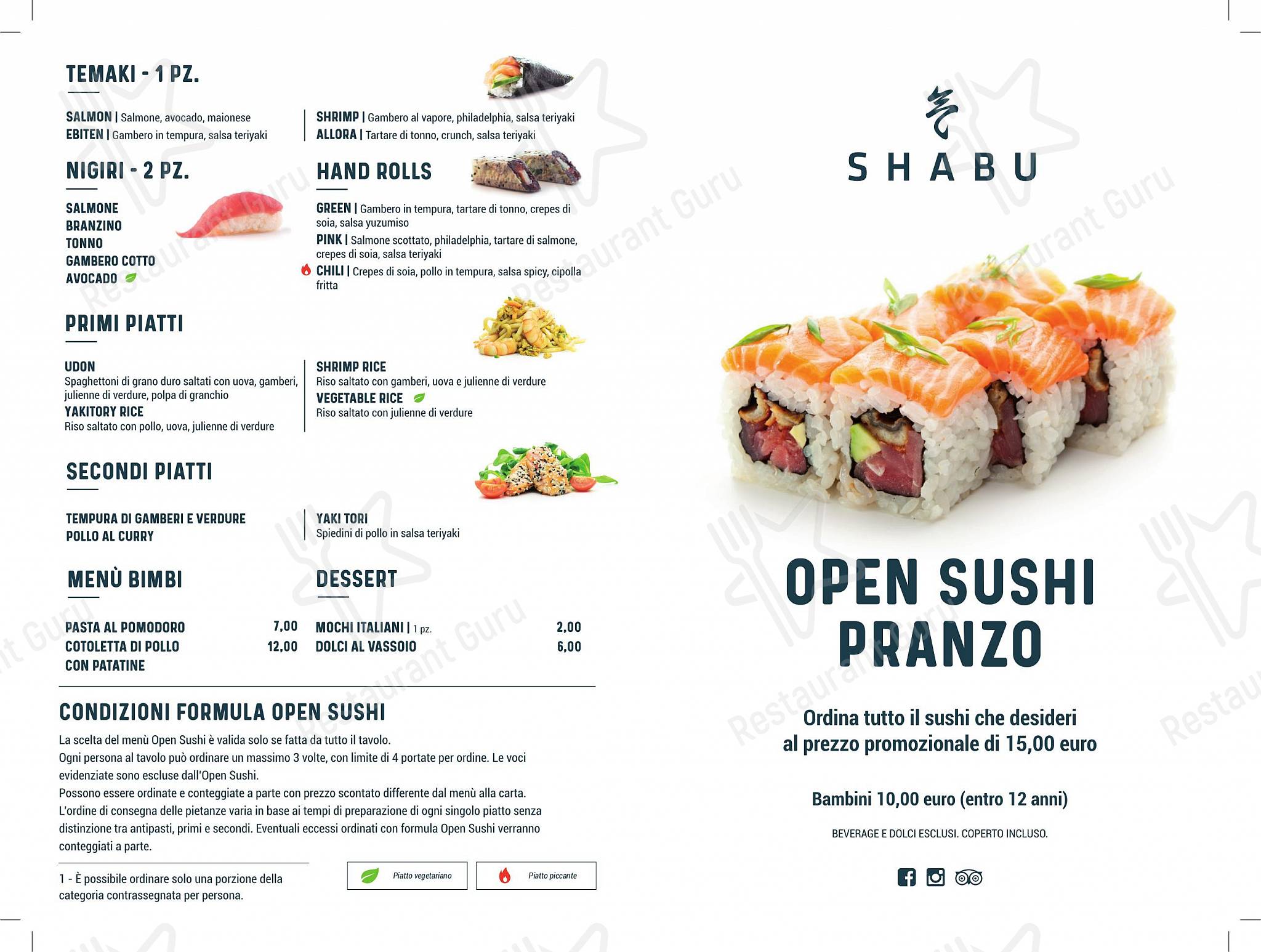 Shabu Como in Como - Menu Dinner