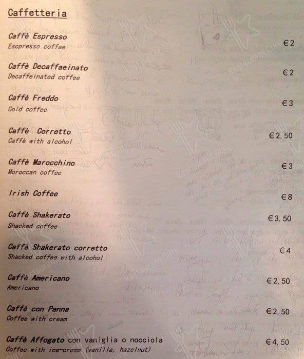 Menu di Sharivari 