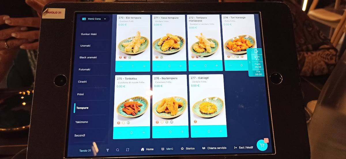 Menu di Shizen Terni - Ristorante Giapponese 