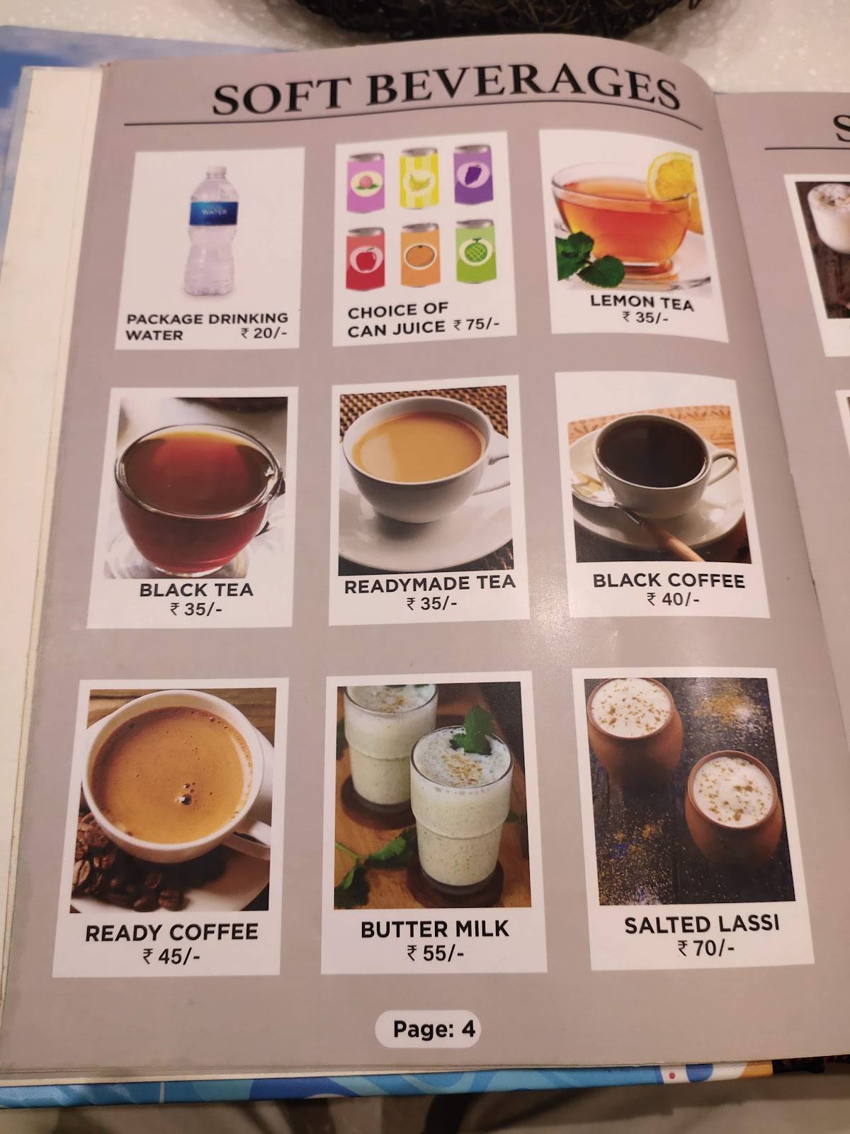 Food Island Restaurant menu