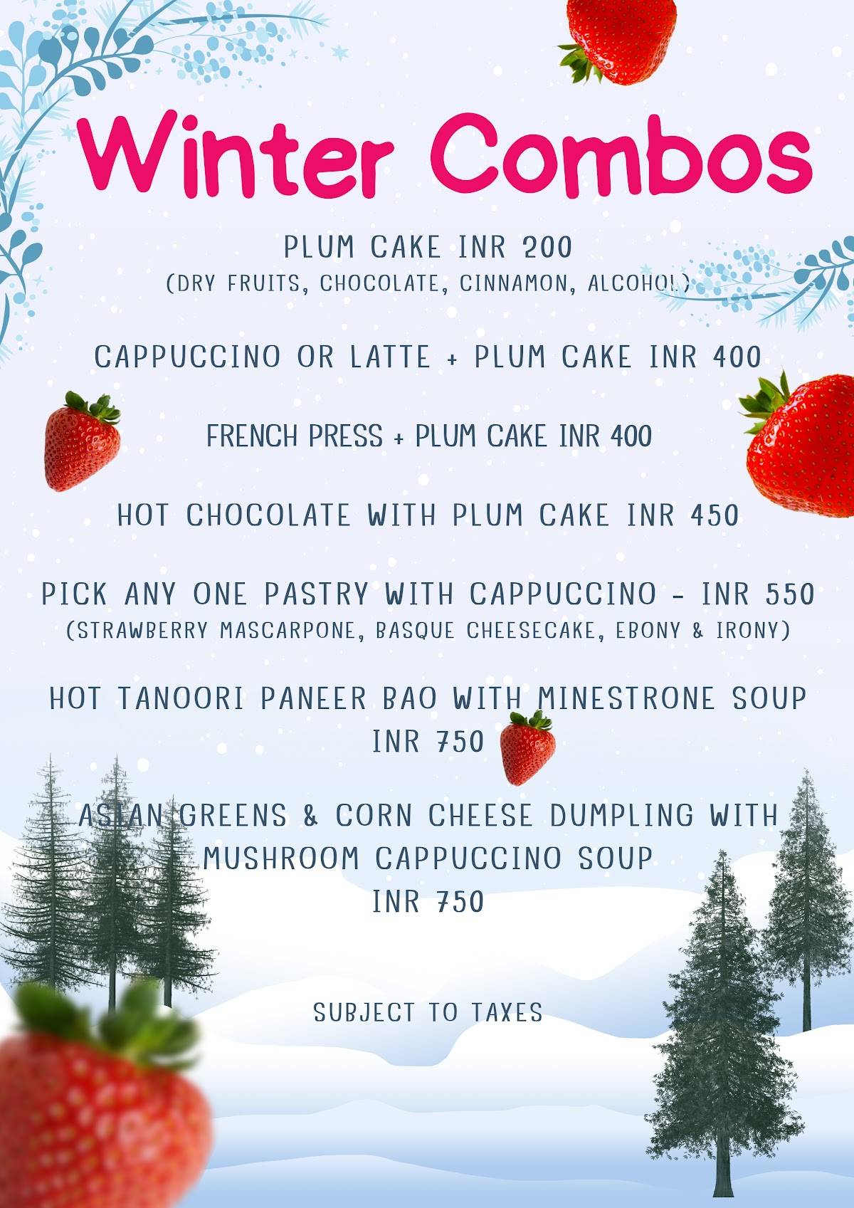 Small plates- A boutique coffee house menu