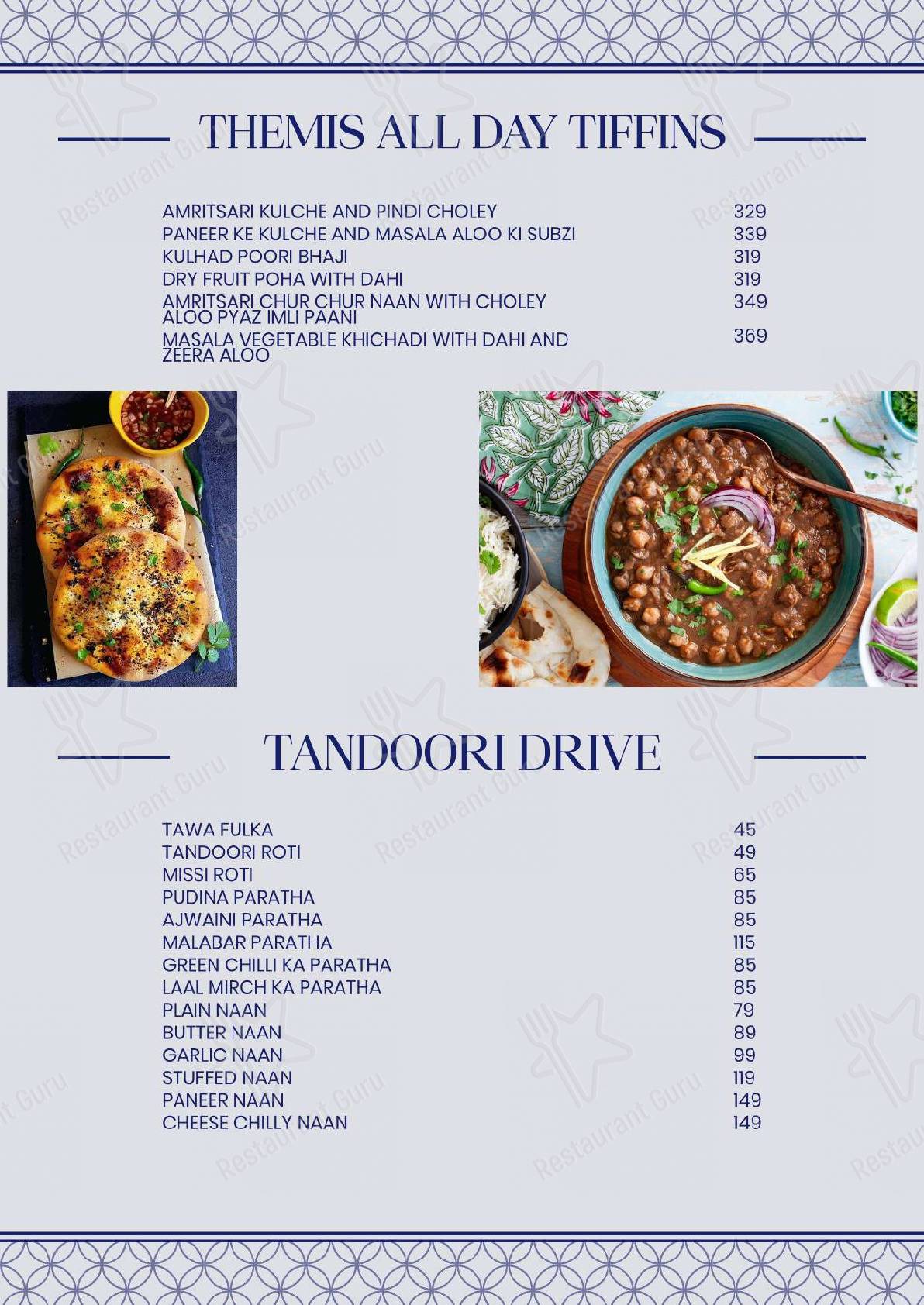 Themis Greek House BYOB, Murthal menu - meals and drinks