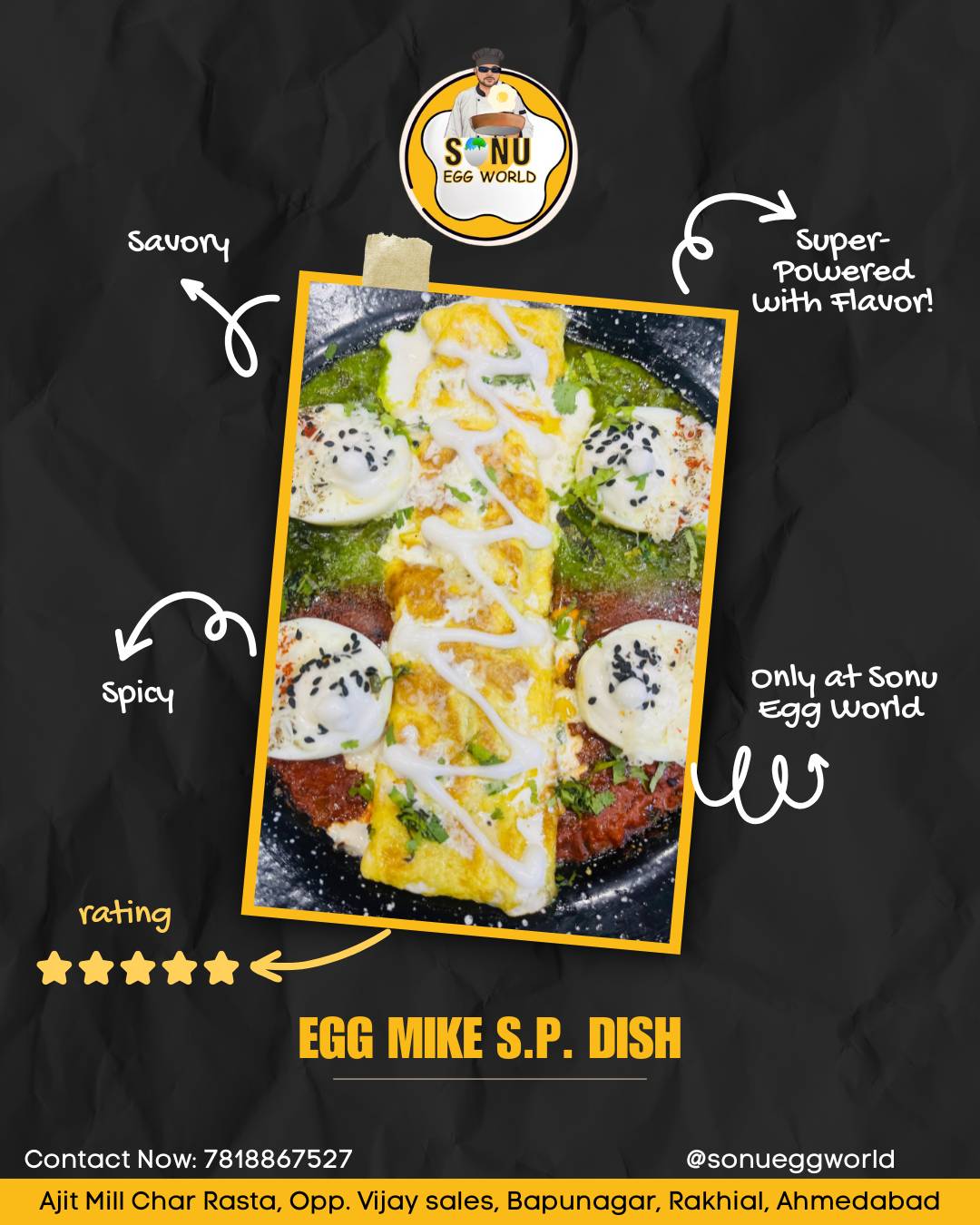 Sonu Egg World - Best Egg Restaurant menu