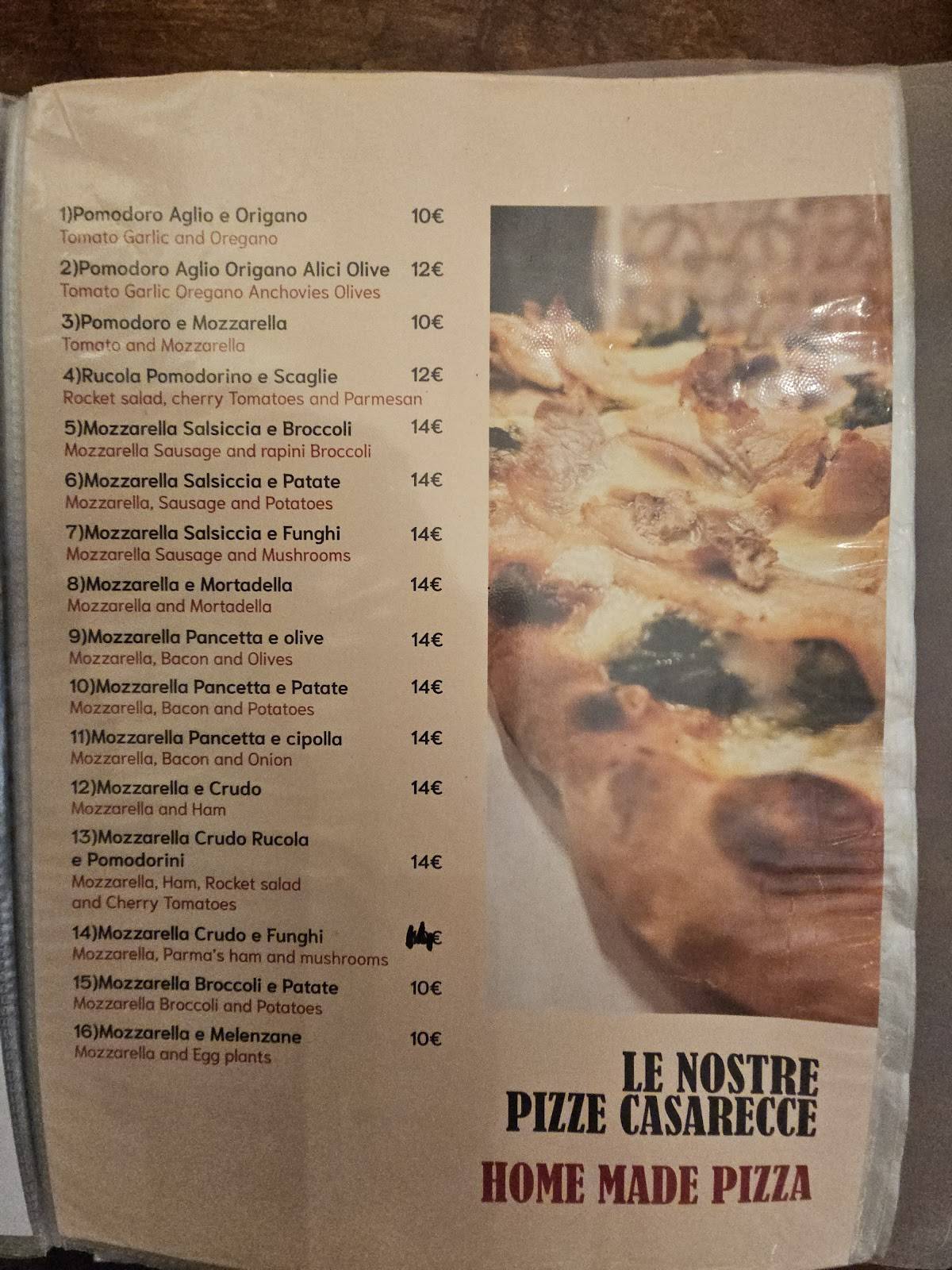 Menu di Da Ciro Taverna\Trattoria 
