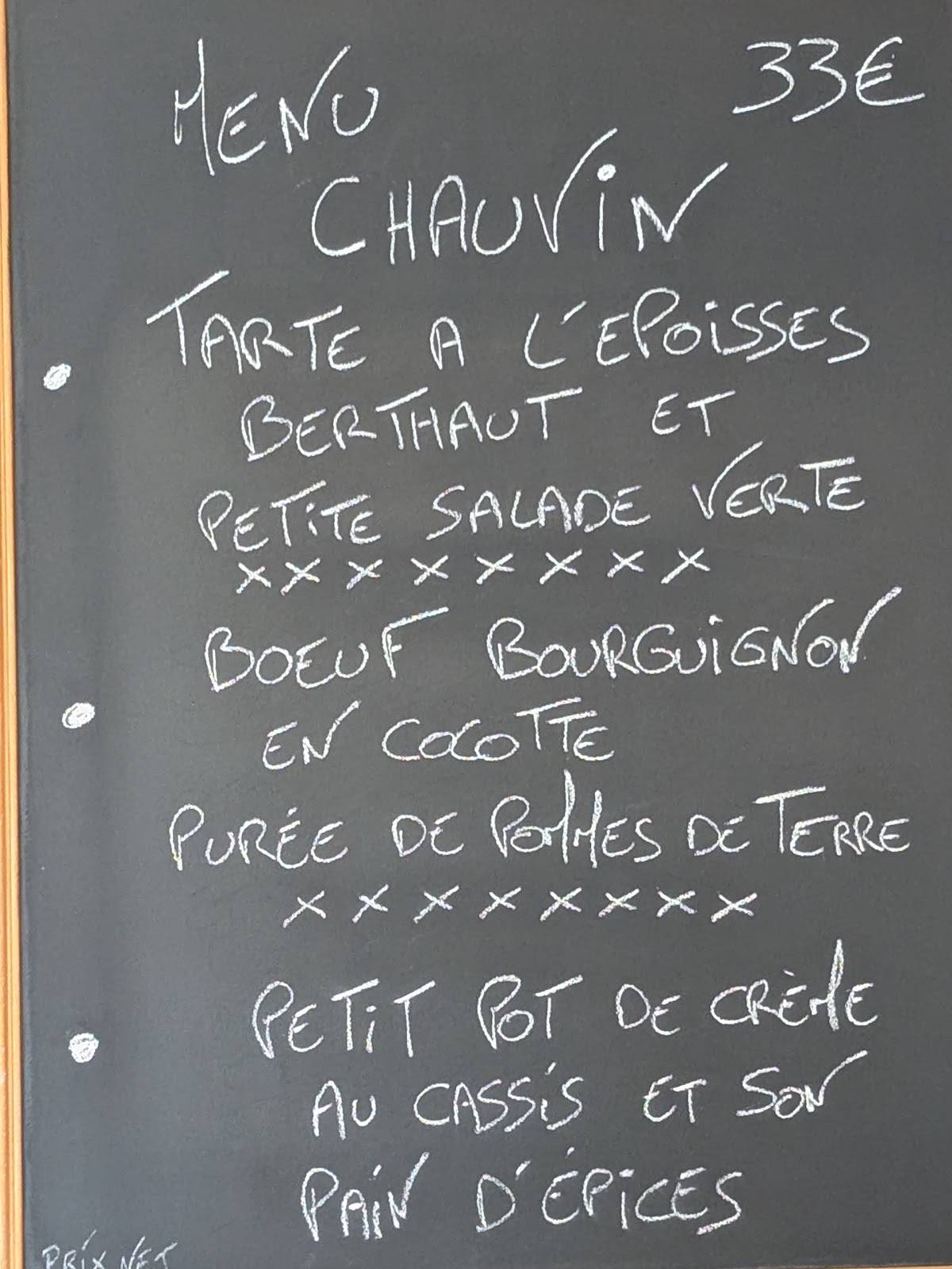 Menu de Soul Kitchen