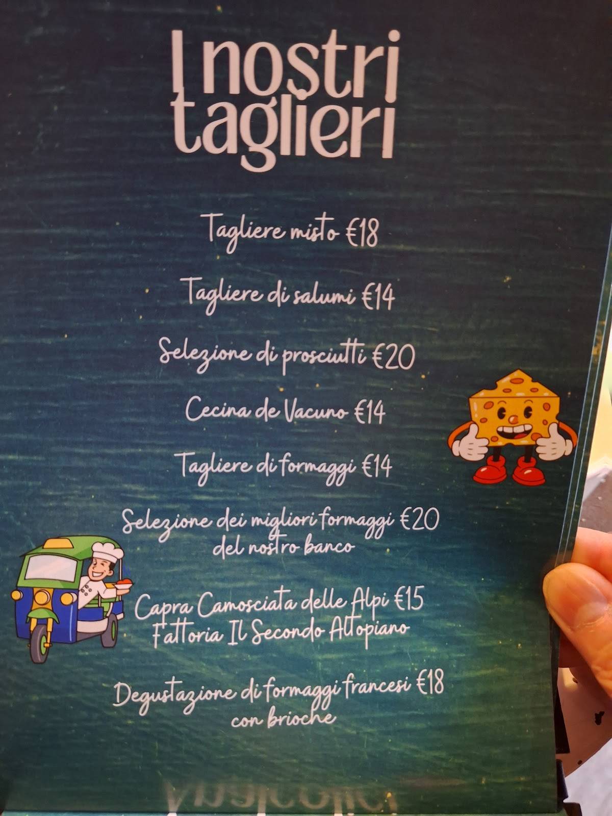 Menu di Spaccio Grosso 