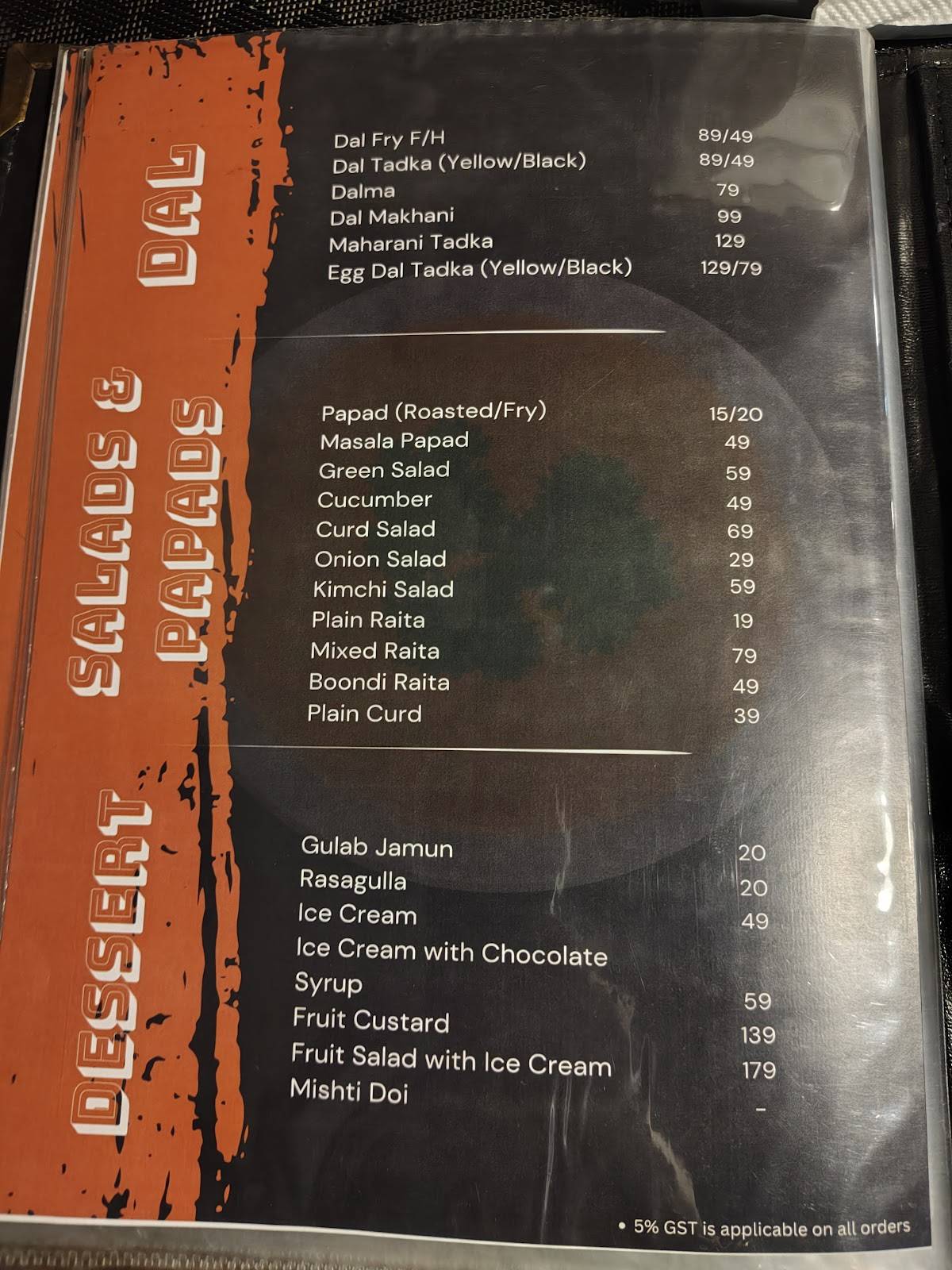Spicy Village menu