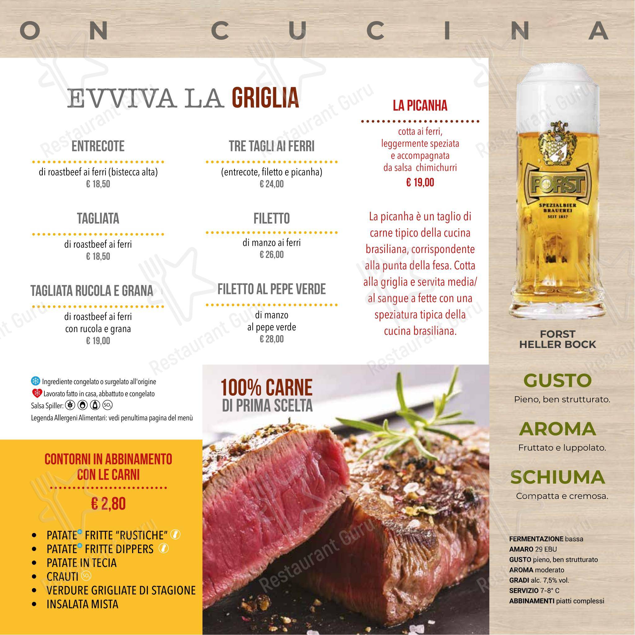 Menu di Spiller Verona - Детское