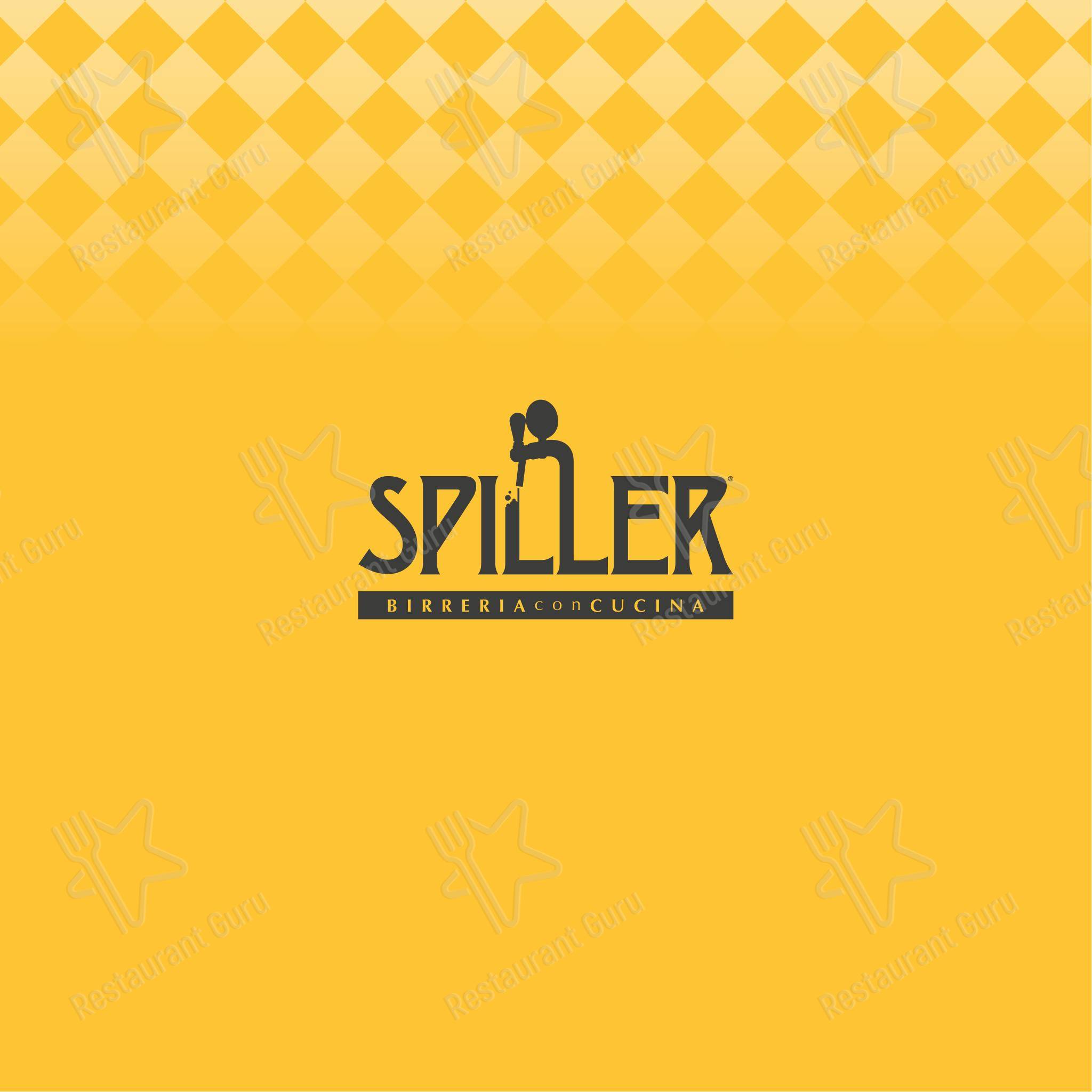 Menu di Spiller Verona - Основное меню