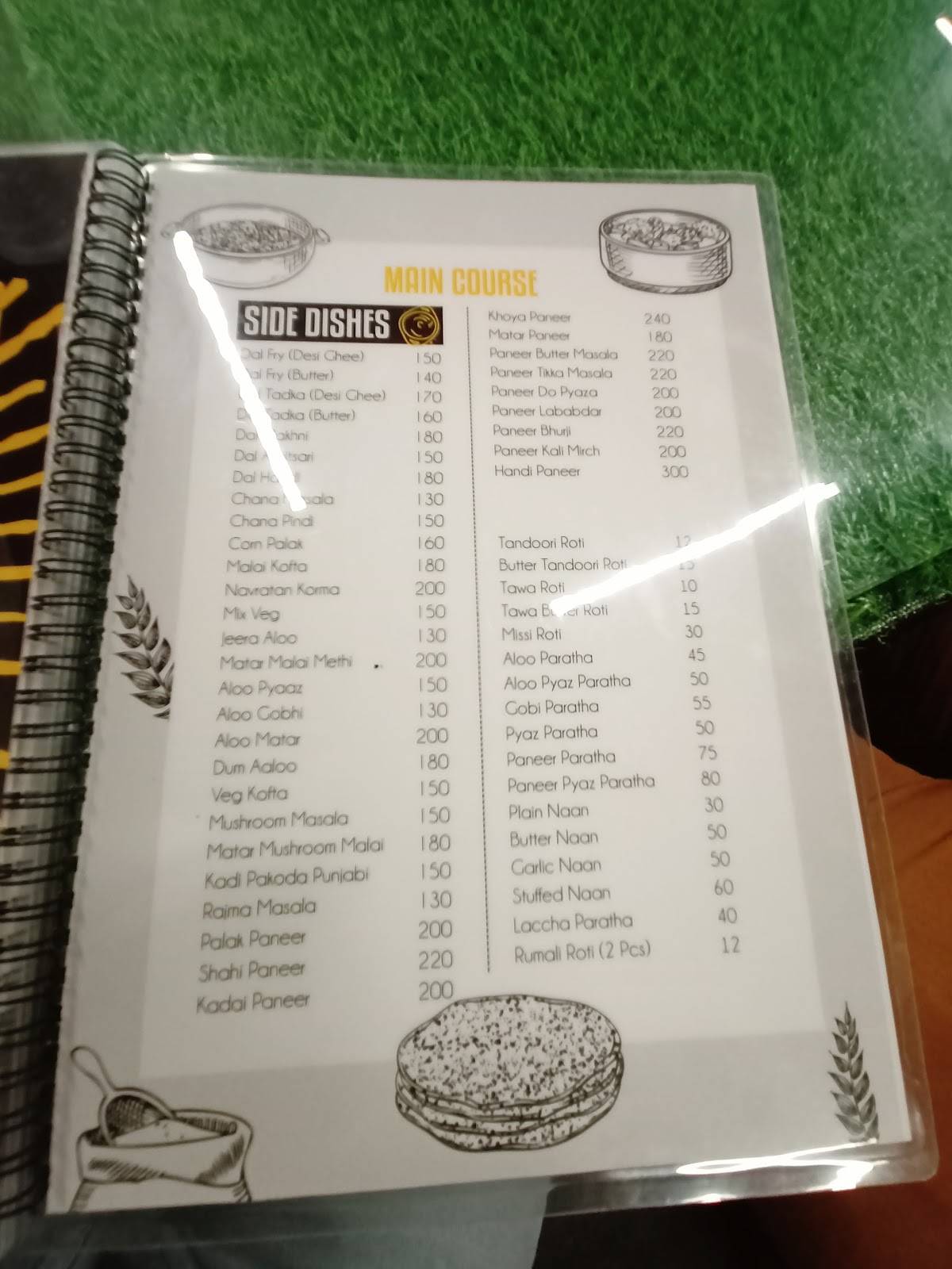 Squirrel & Nuts menu