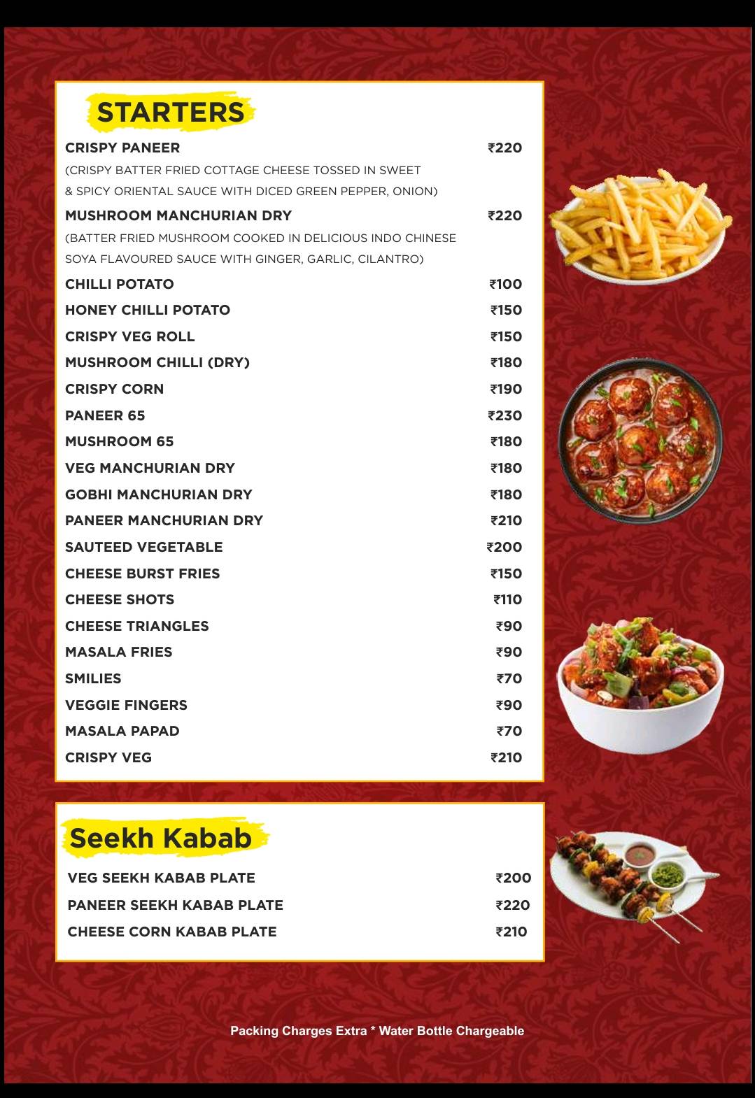 Tropical Cafe & Creamery menu