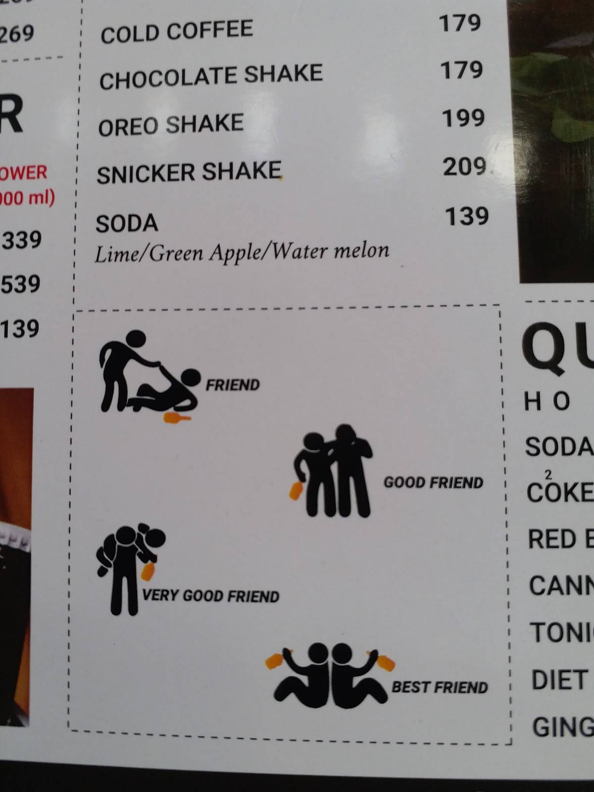 Stories Bar & Kitchen - J.P Nagar menu