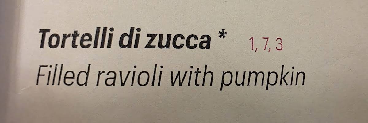 Menu di Stuzzicheria Parmigiana 