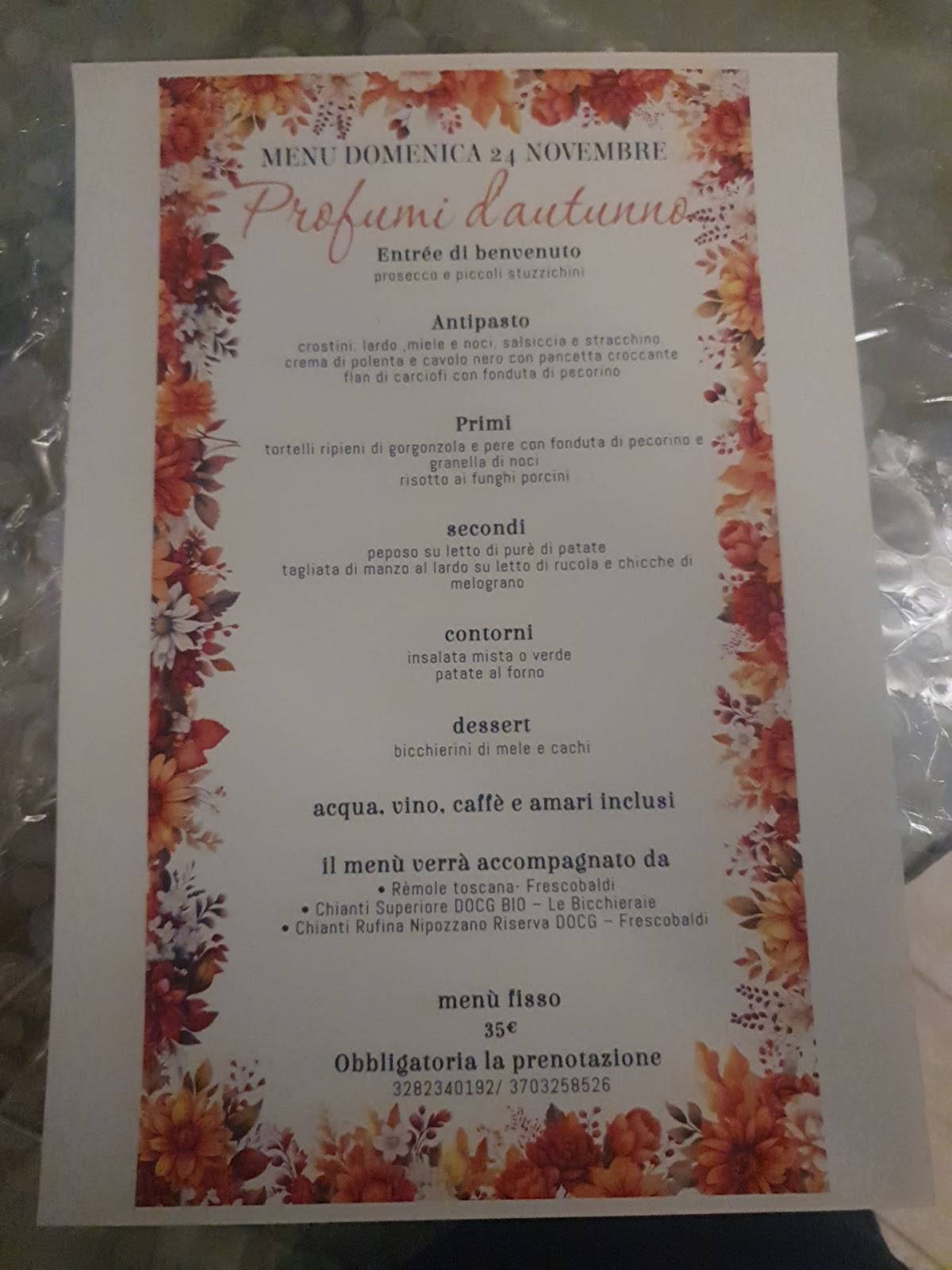 Menu di Sunset Birreria Pizzeria 