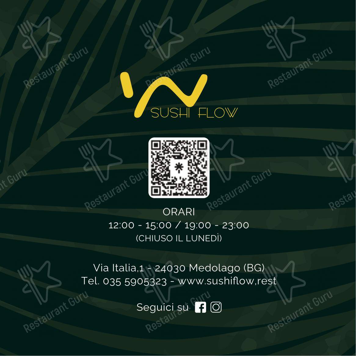 Menu di Sushi Flow - Menu bar