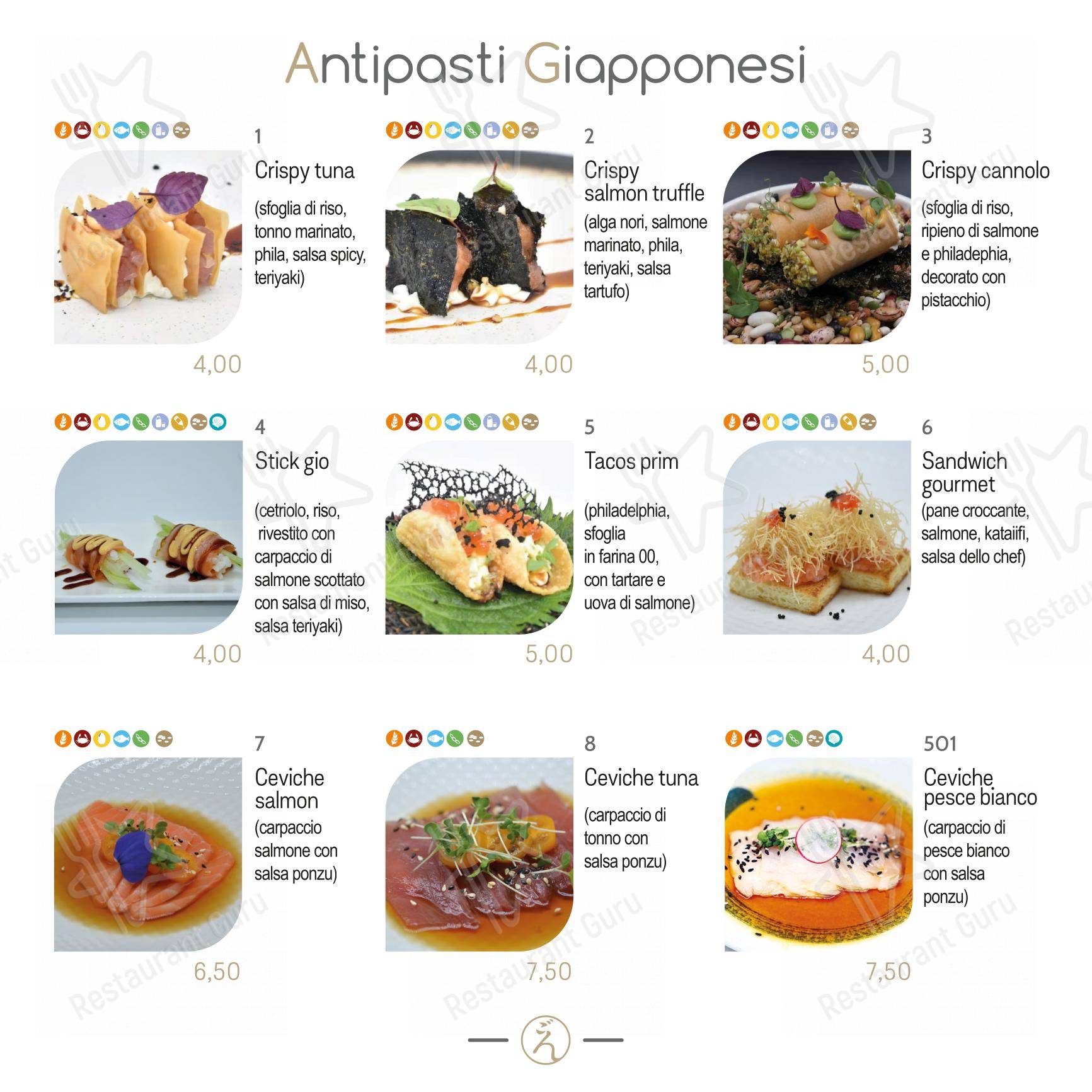 Ristorante Nest Sushi Wok in Fiorano - Menu