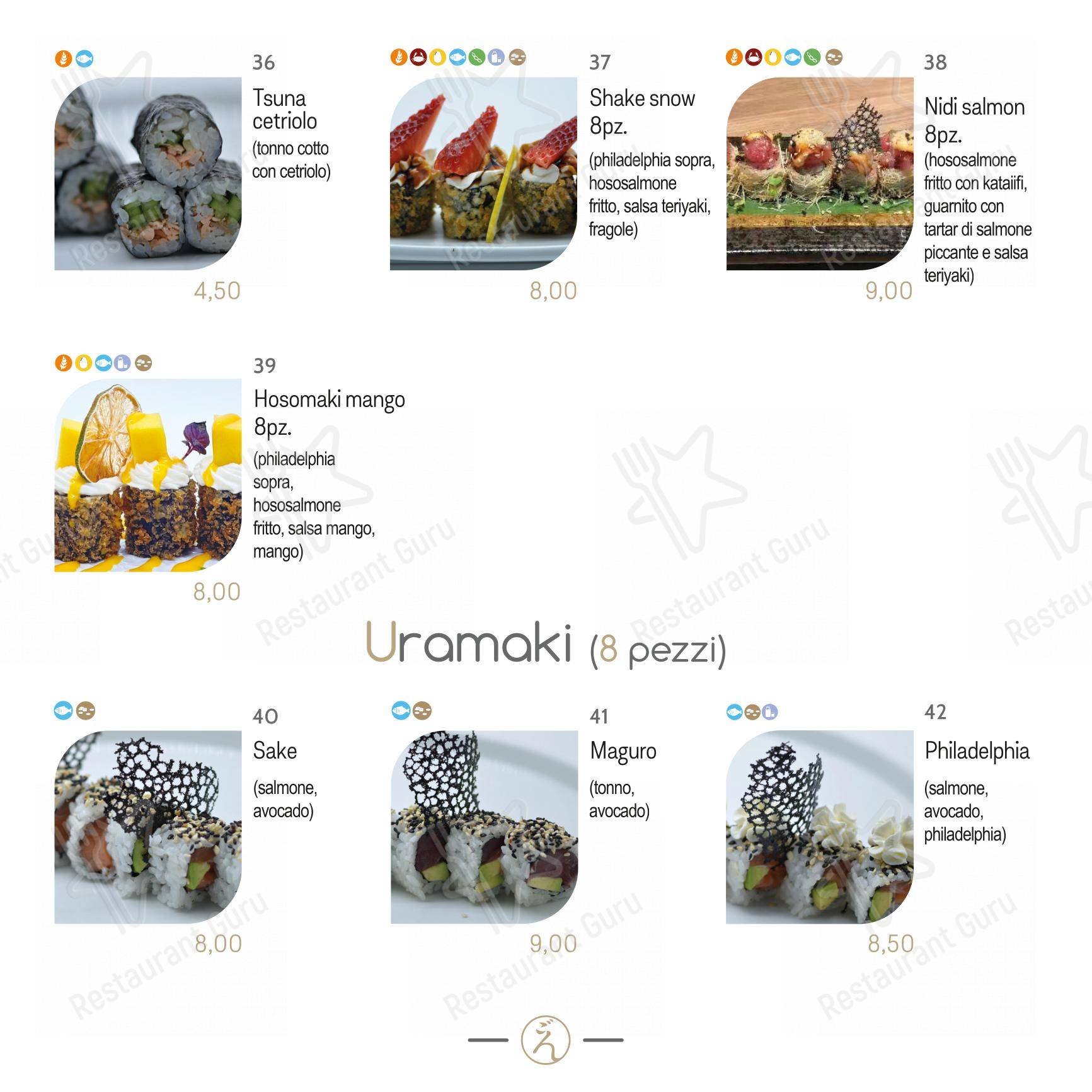 Menu per Ristorante Nest Sushi Wok ristorante