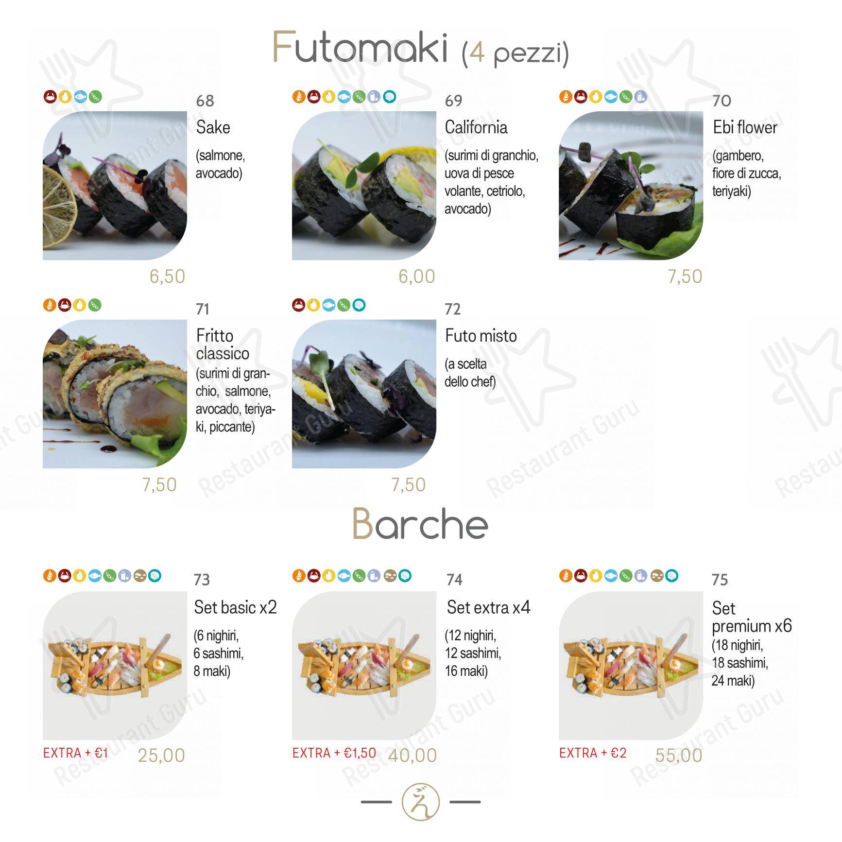 Menu per Ristorante Nest Sushi Wok ristorante