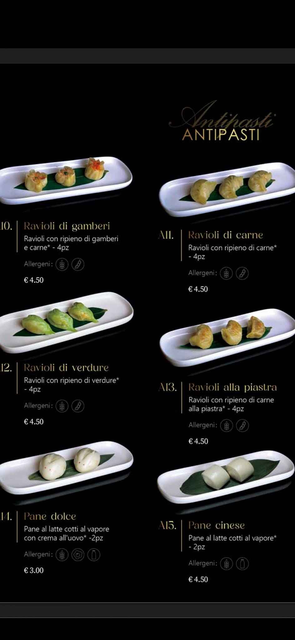 Menu di Sushi Ho 