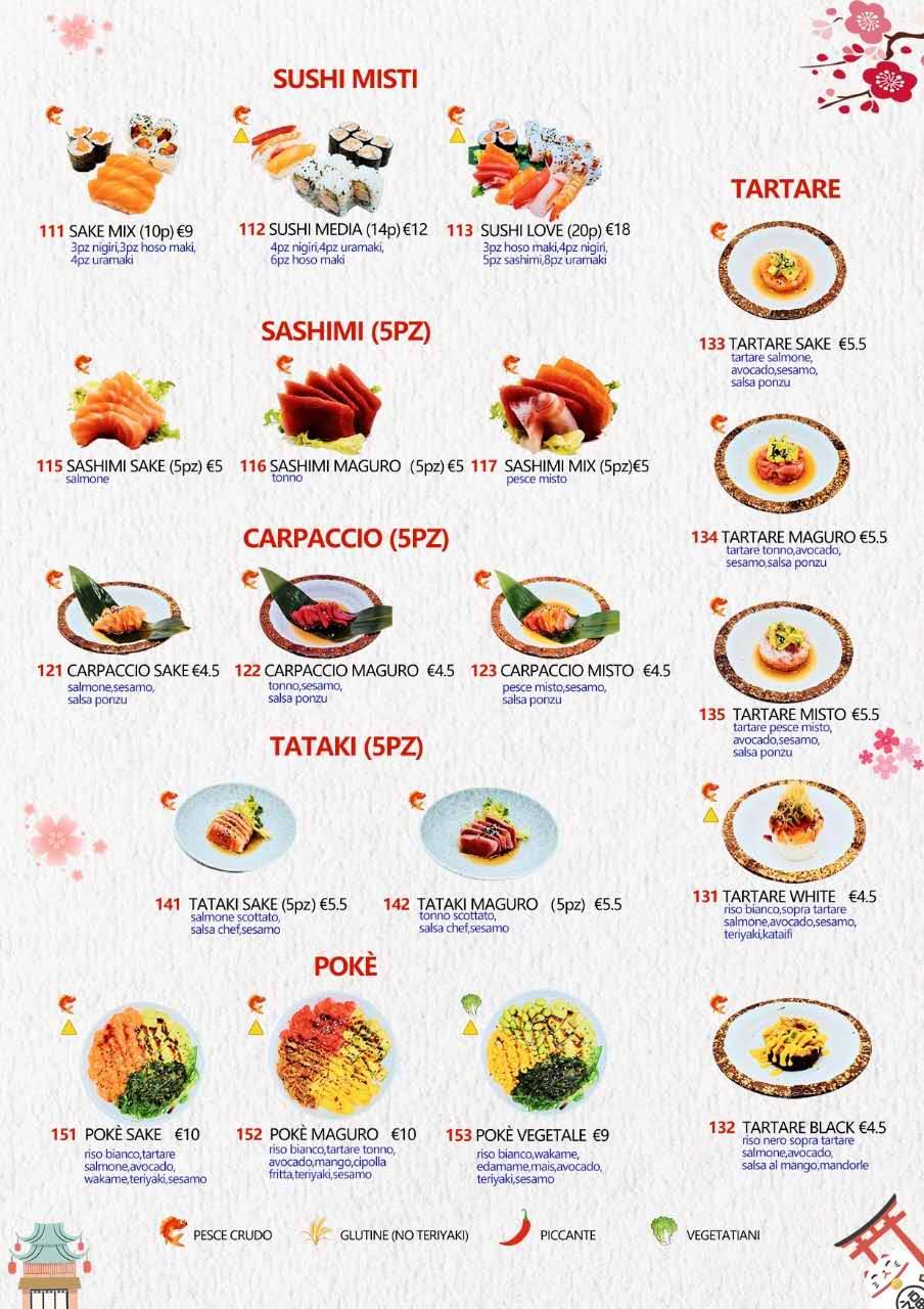 Menu di Sushi One Super 