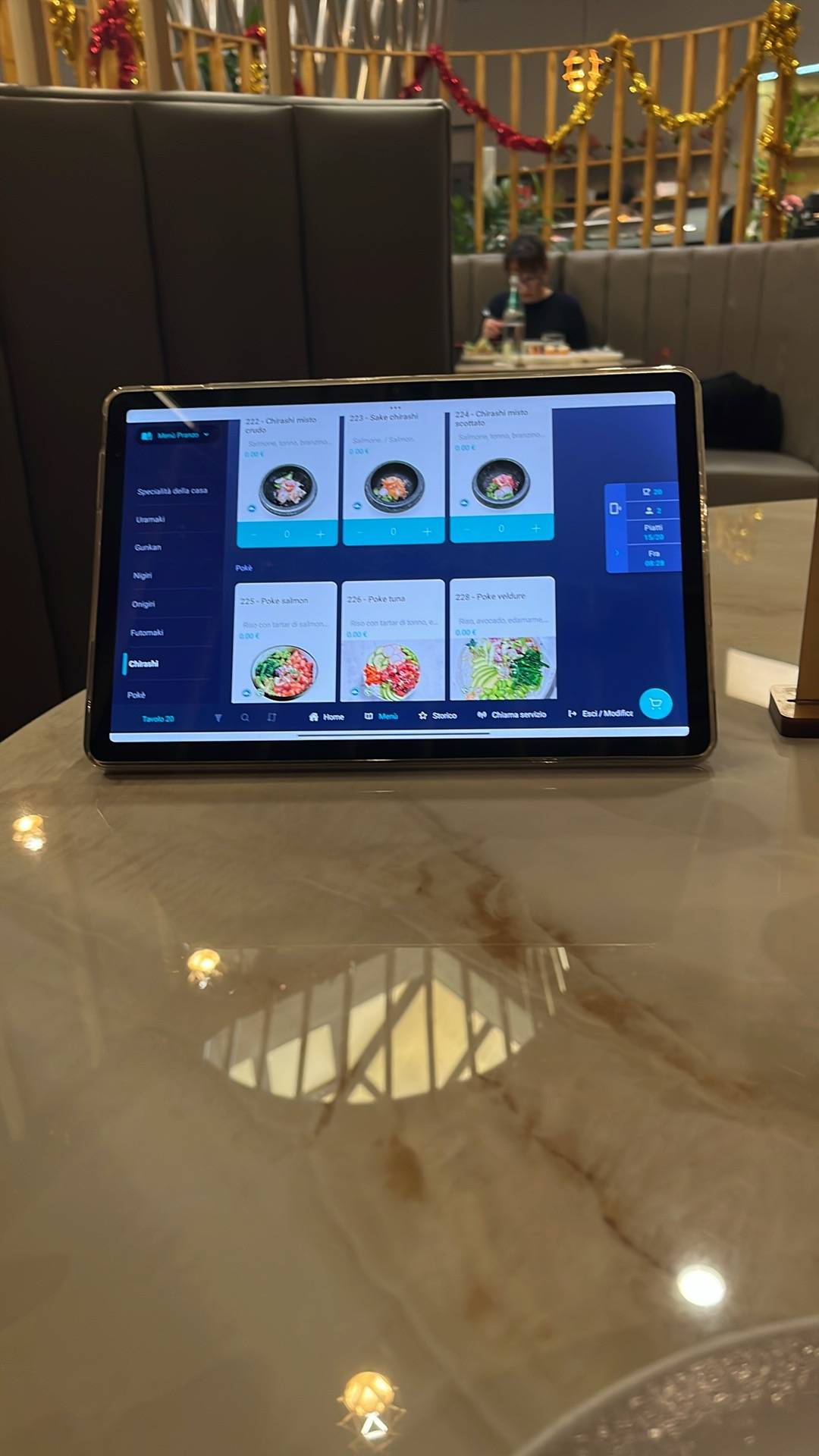 Menu di Sushi One 